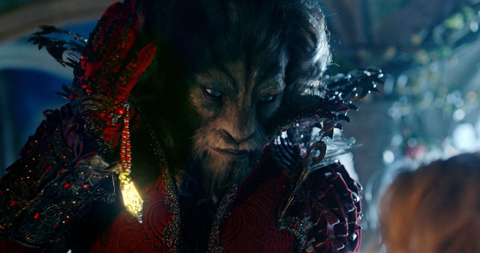 Vincent Cassel as the mocapped Beast in Beauty and the Beast (2014)