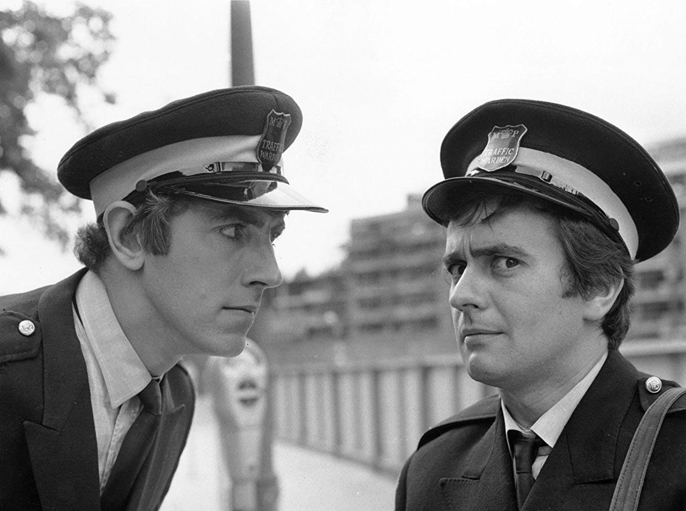 George Spiggott alias The Devil (Peter Cook) and the hapless Stanley Moon (Dudley Moore) in Bedazzled (1967)