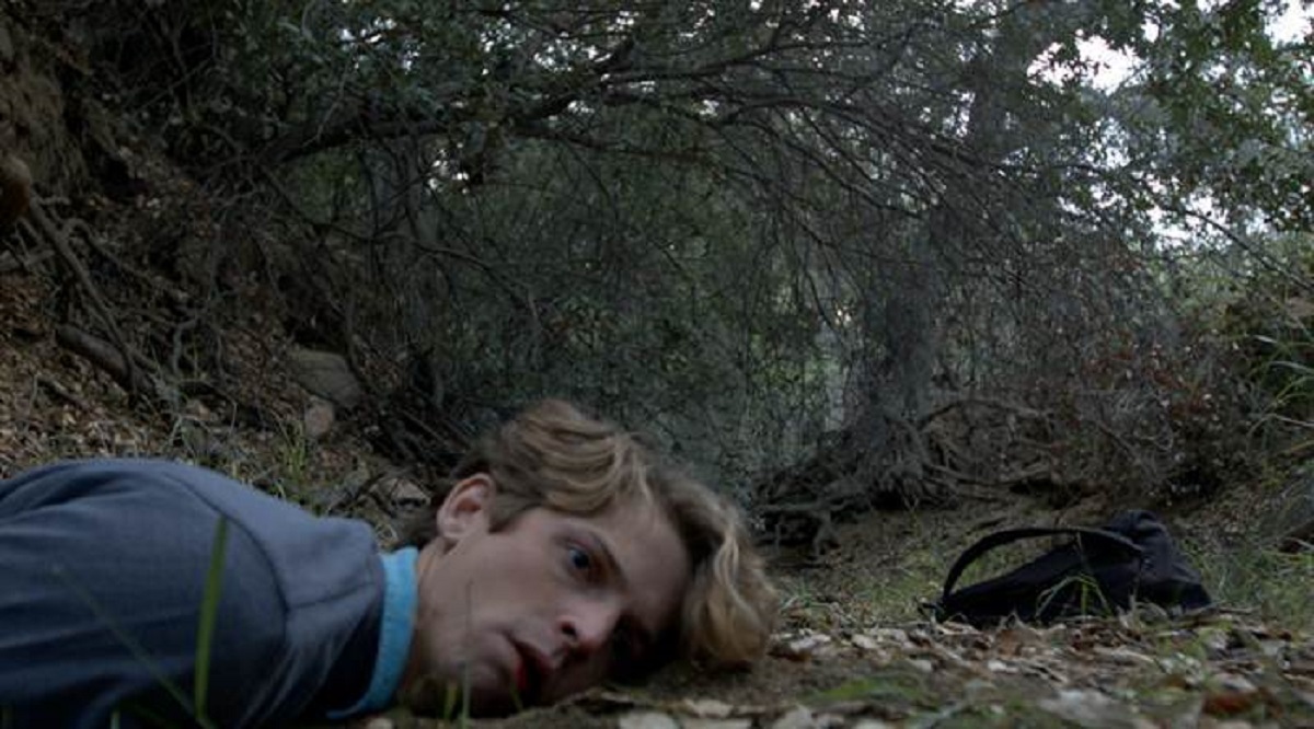 James Simenc attacked in the woods in The Bell Witch Haunting (2013)