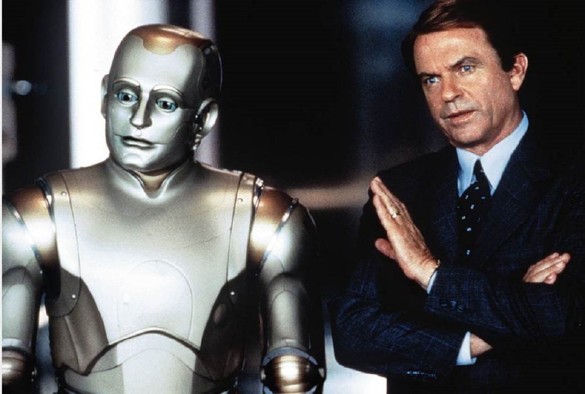 Sam Neill with Andrew the android (Robin Williams) in Bicentennial Man (1999)