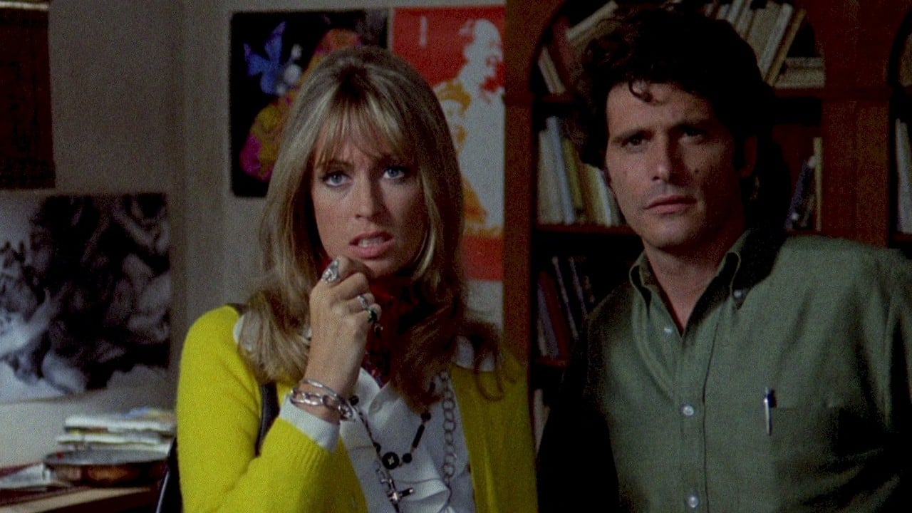 Suzy Kendall and Tony Musante in The Bird with the Crystal Plumage (1970)