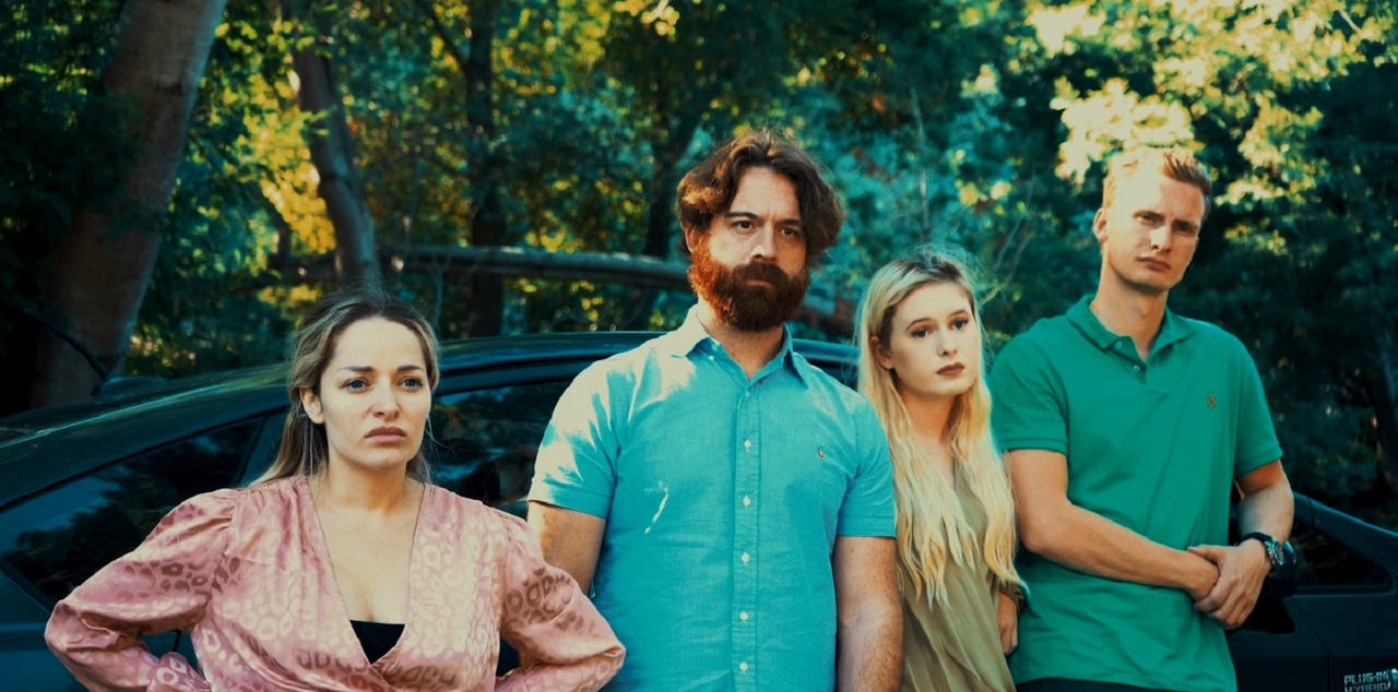 Victorya Brandart, Alan Bagh, Ryan Lord and Julia Culbert in Birdemic 3 - Sea Eagle (2022) 