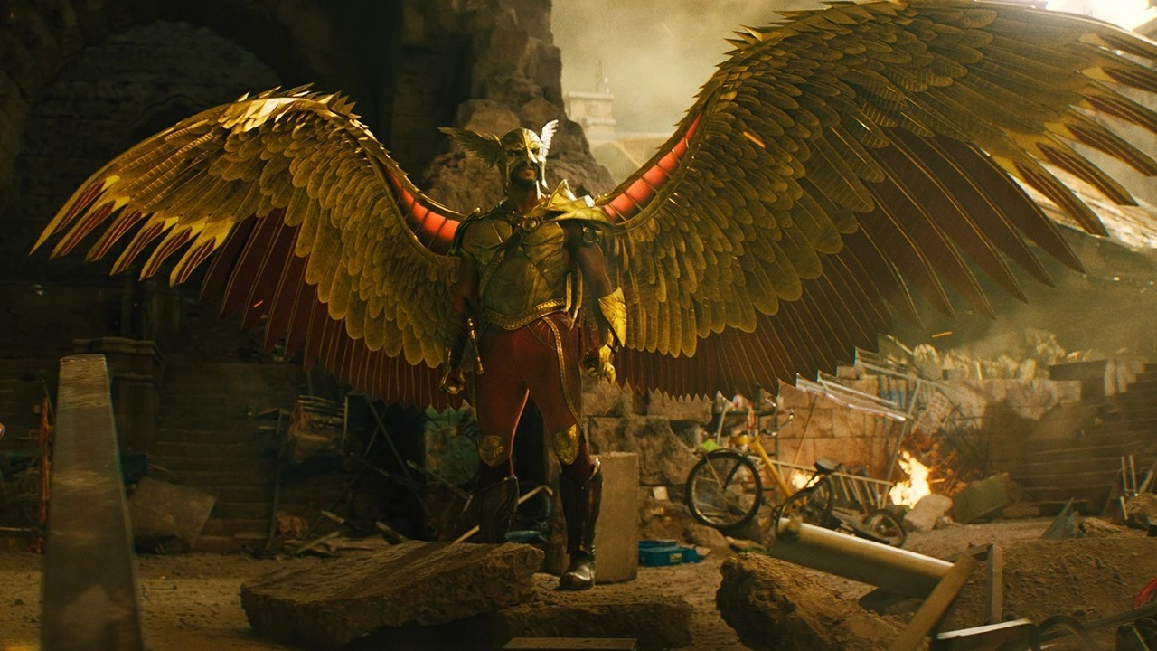 Aldis Hodge as Hawkman in Black Adam (2022)