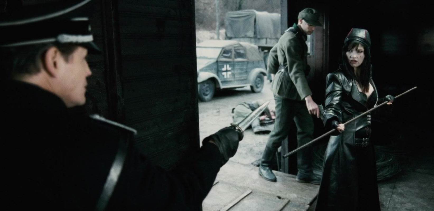 Natassia Malthe and Michael Paré in Bloodrayne: The Third Reich (2011)