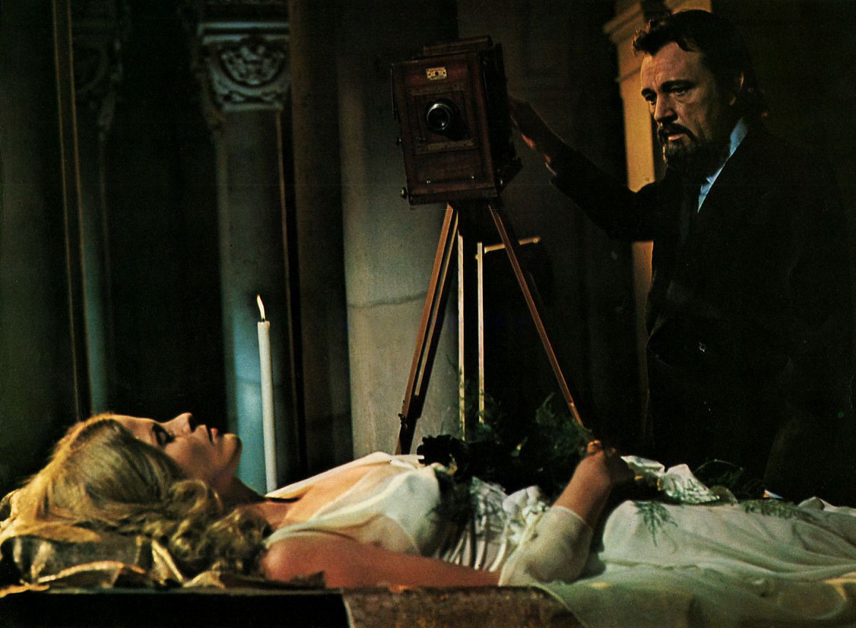 Richard Burton and wife Karin Schubert in Bluebeard (1972)