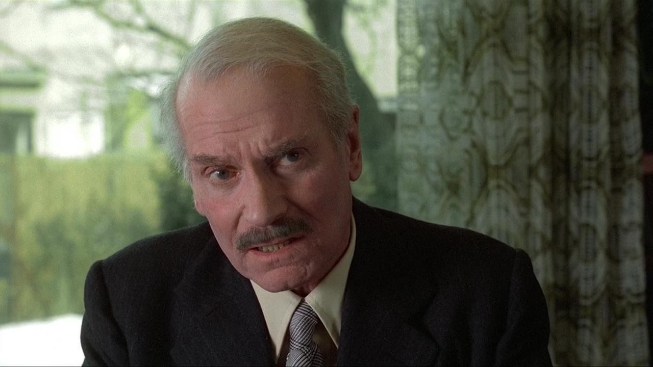 Laurence Olivier as aging Nazi hunter Ezra Liebermann in The Boys from Brazil (1978)