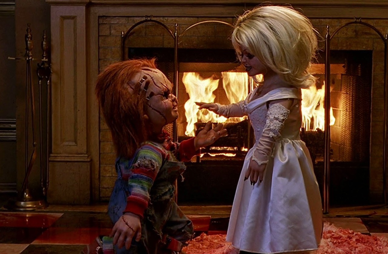 Chucky and his lady love Tiffany in Bride of Chucky (1998)
