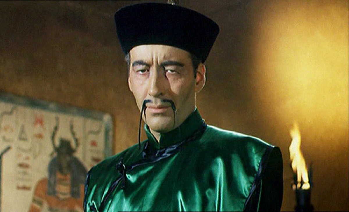 Fu Manchu (Christopher Lee) in The Brides of Fu Manchu (1966)