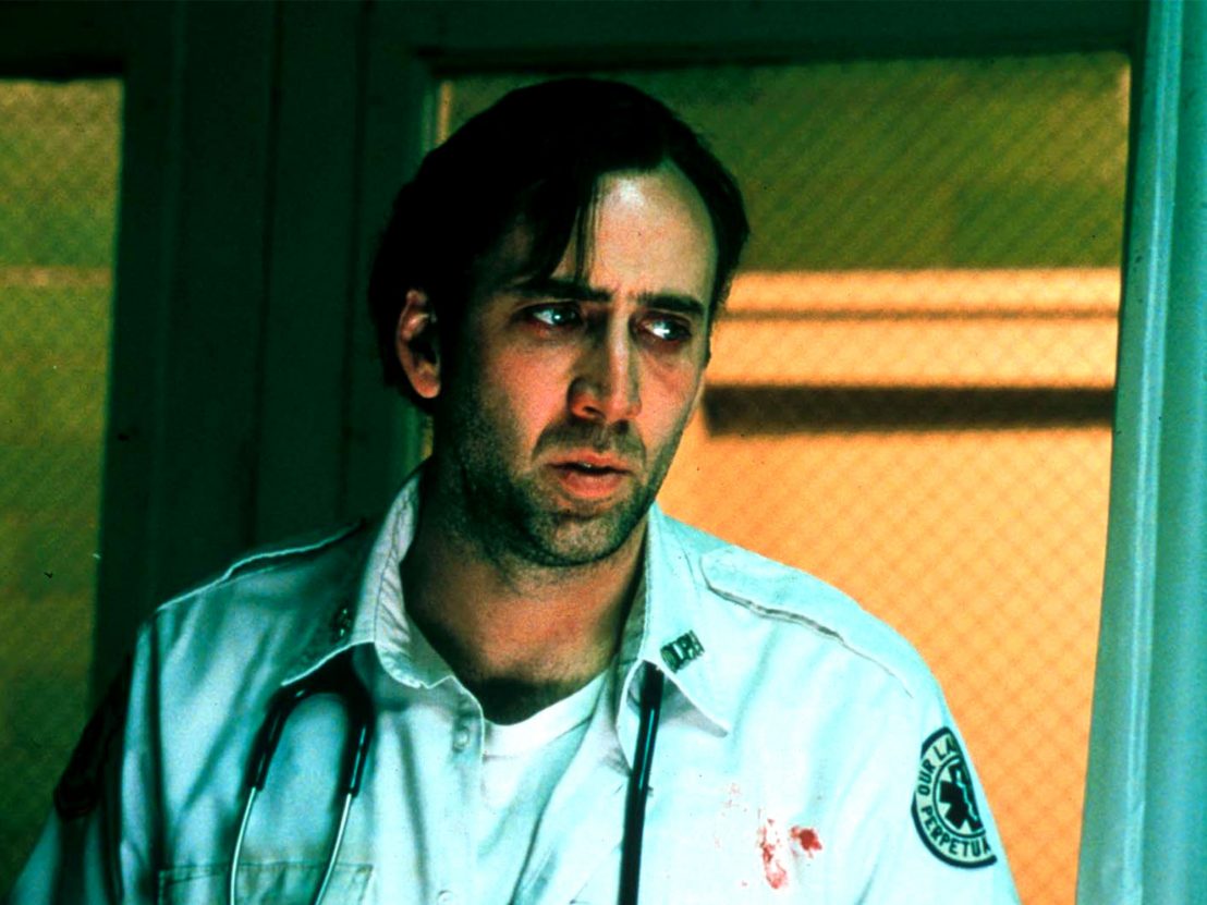 Nicolas Cage as ambulance driver Frank Pierce in Bringing Out the Dead (1999)