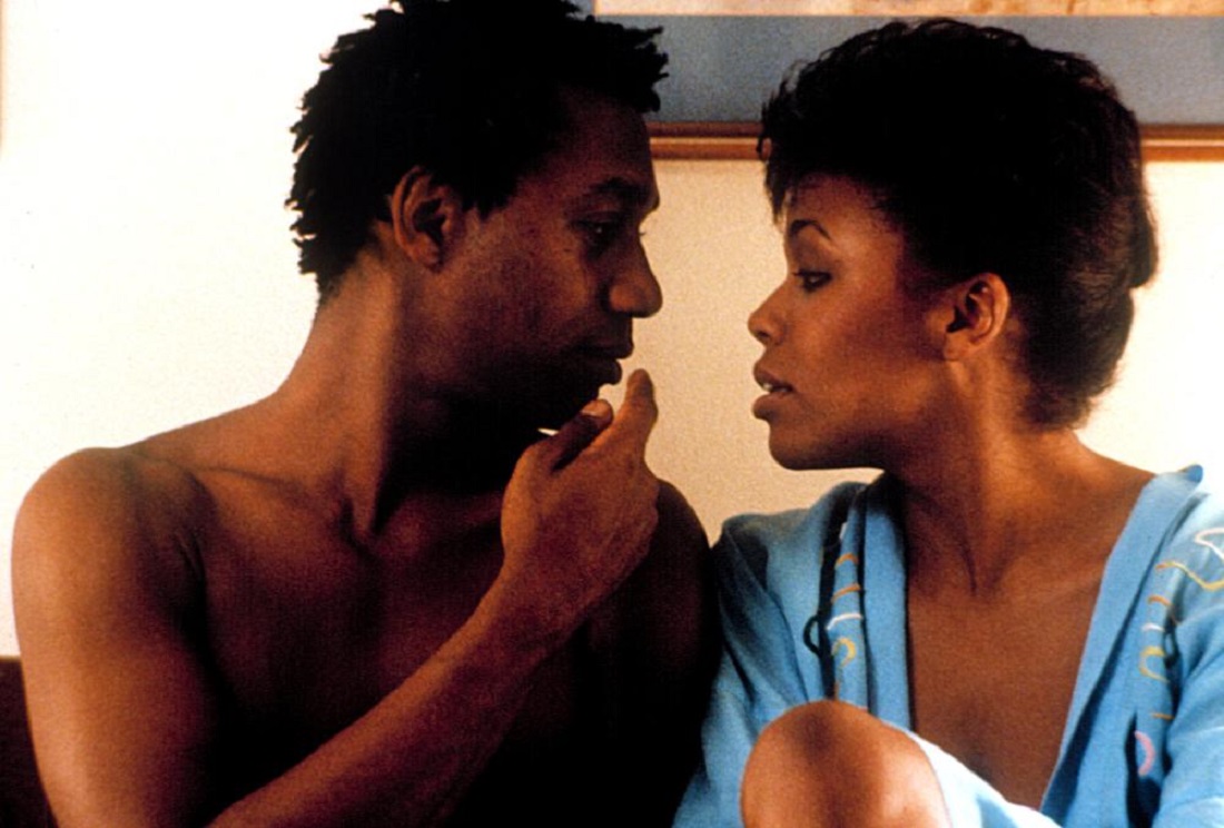 Joe Morton as The Brother with love interest Dee Dee Bridgewater in The Brother from Another Planet (1984)