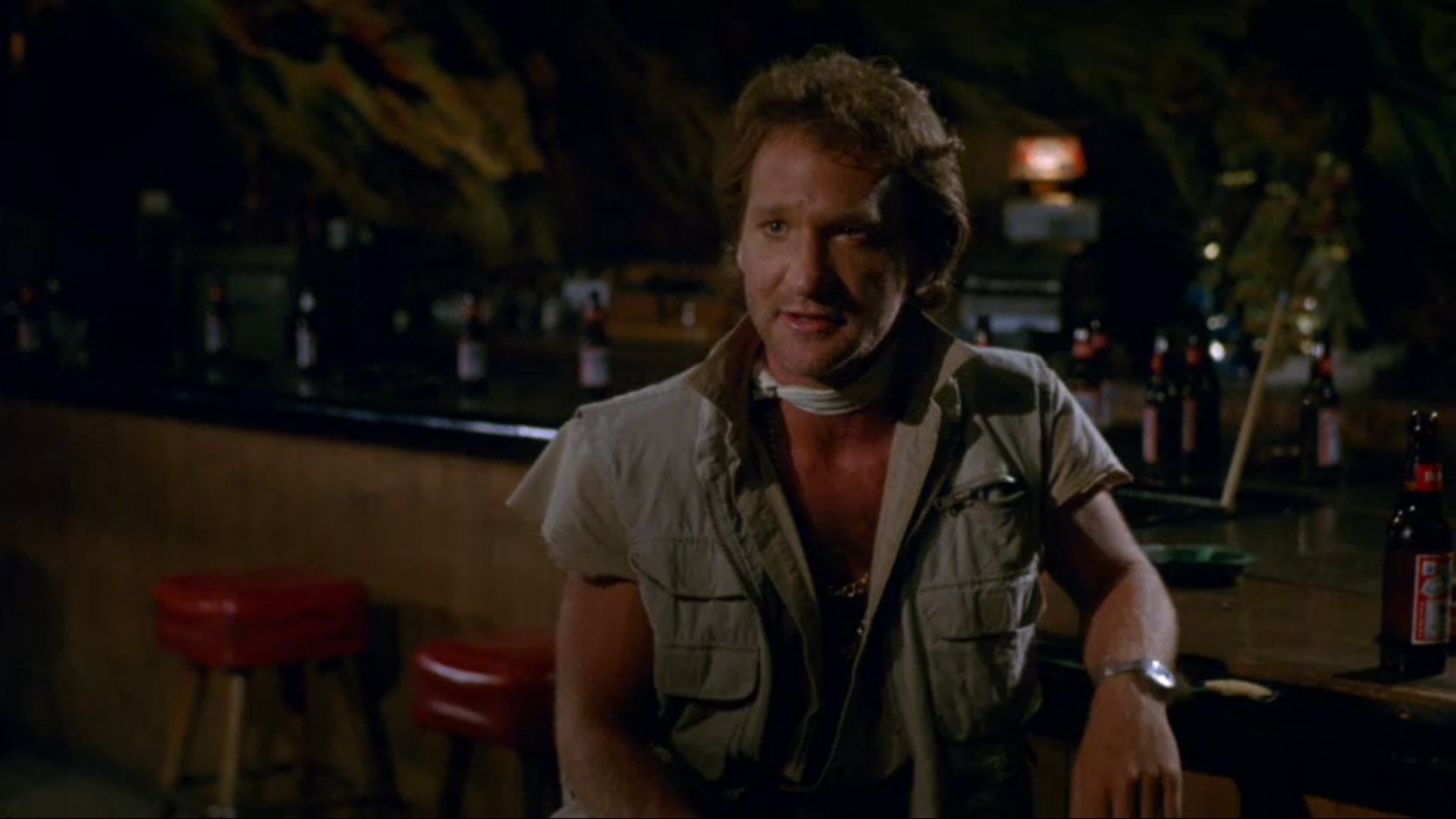 Bill Maher as Jim, the Indiana Jones parody in Cannibal Women in the Avocado Jungle of Death (1989)