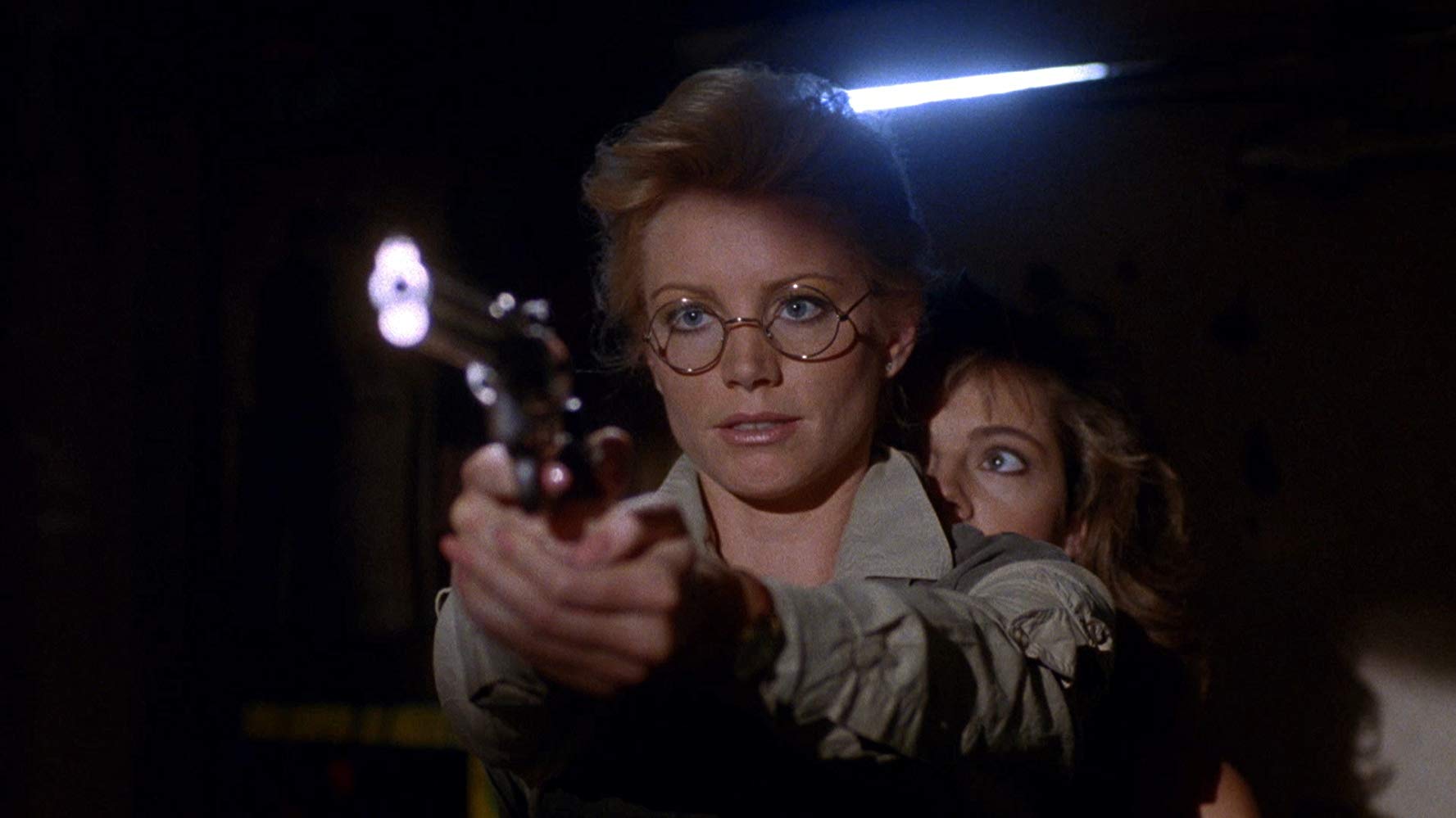 Shannon Tweed as Dr Margo Hunt in Cannibal Women in the Avocado Jungle of Death (1989)