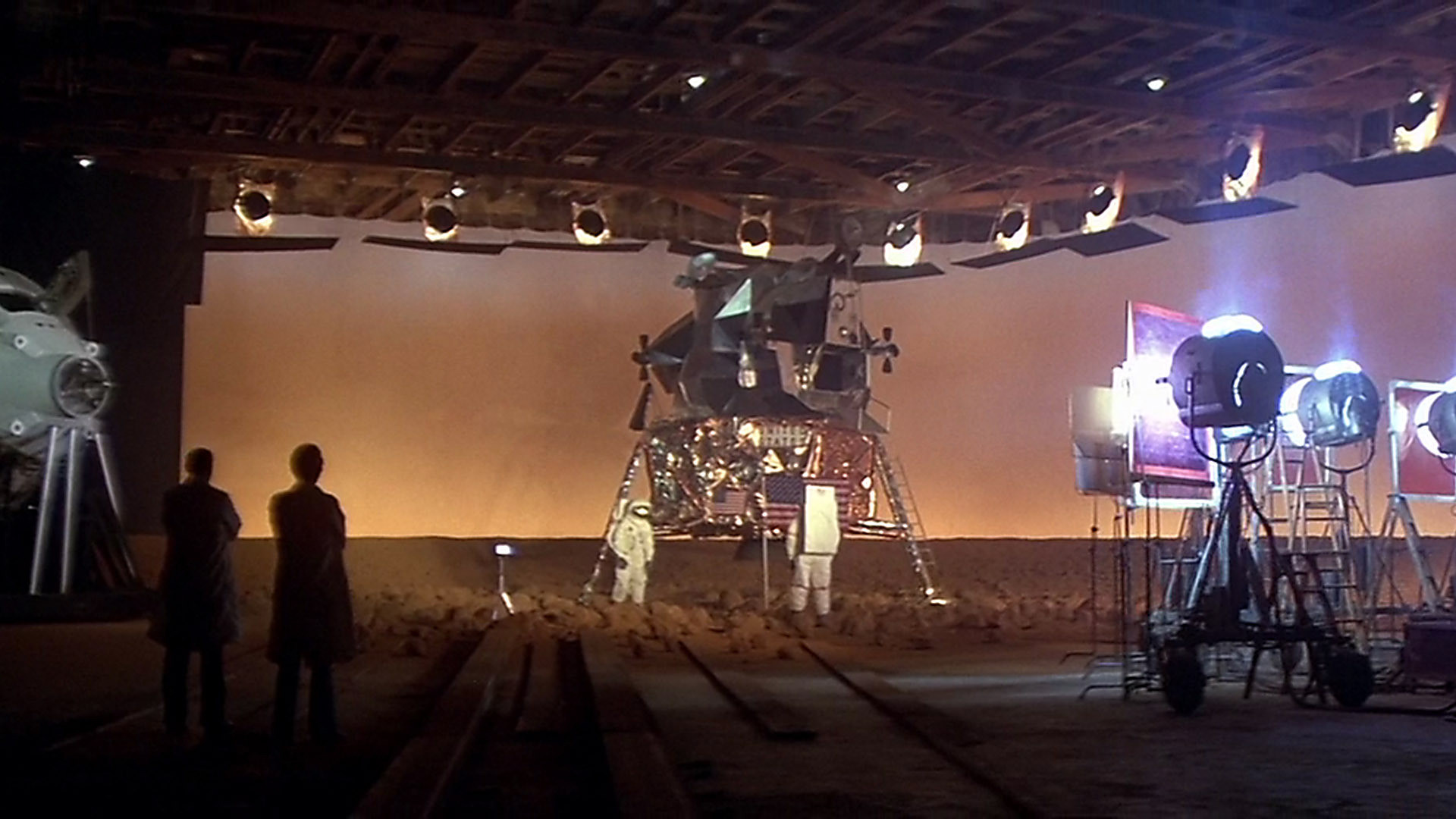 The set for the faking of a Mars landing via tv transmissions in Capricorn One (1978)