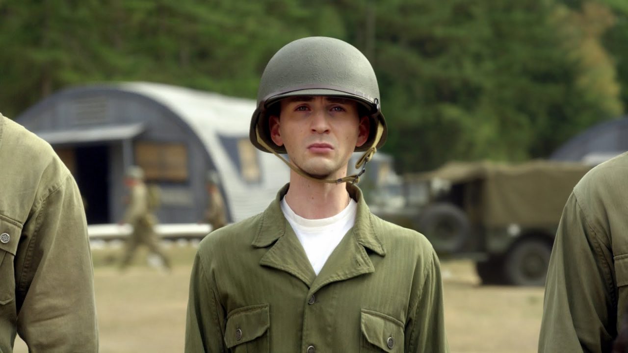Steve Rogers (Chris Evans) in Captain America: The First Avenger (2011)