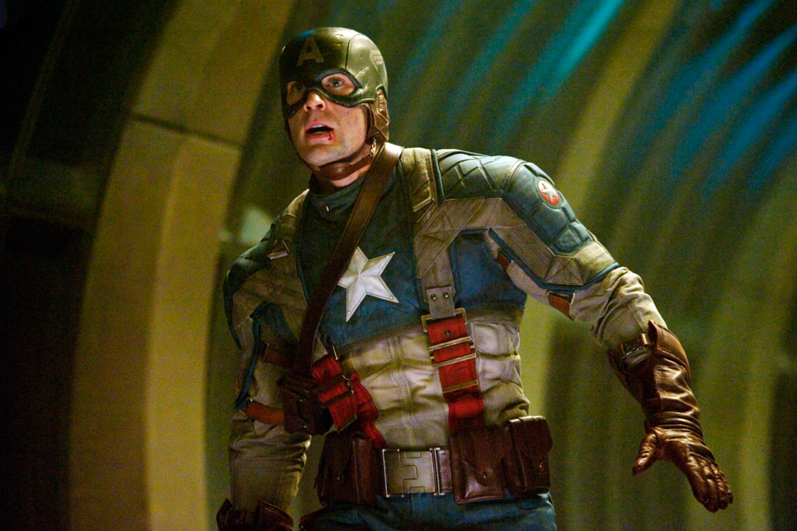 Chris Evans as Captain America: The First Avenger (2011)