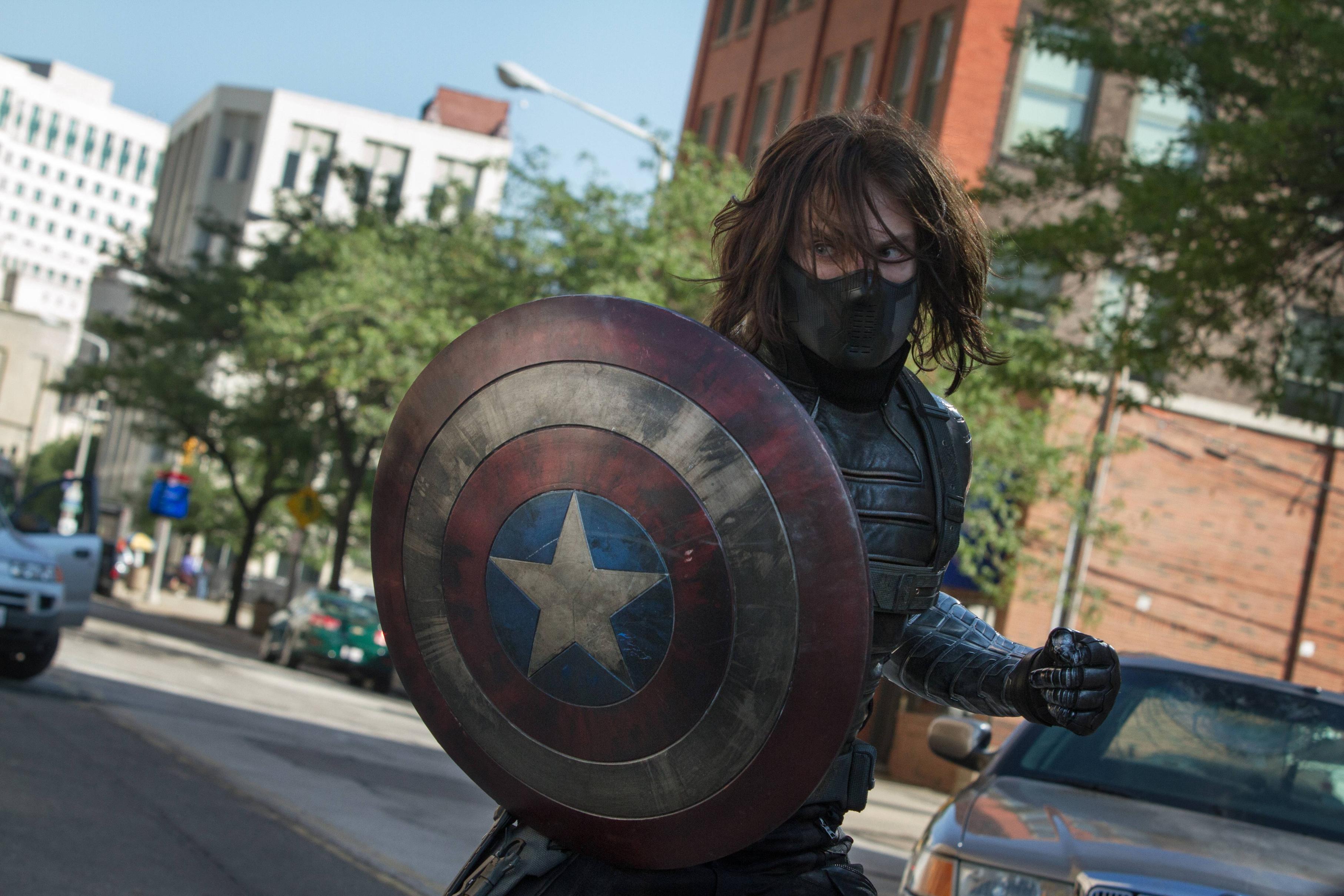 Sebastian Stan as Bucky Barnes in Captain America: The Winter Soldier (2014)