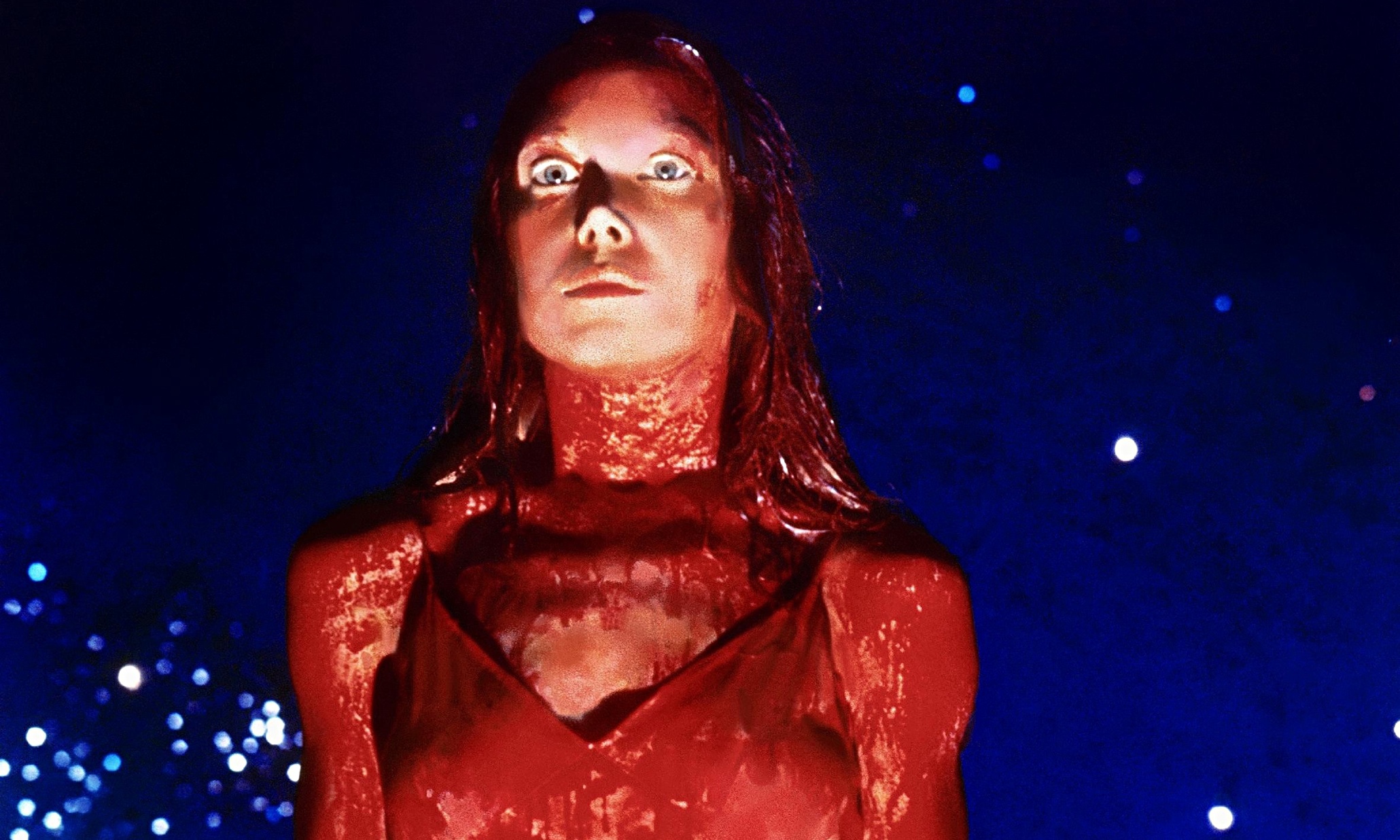 Sissy Spacek as a bloody Carrie