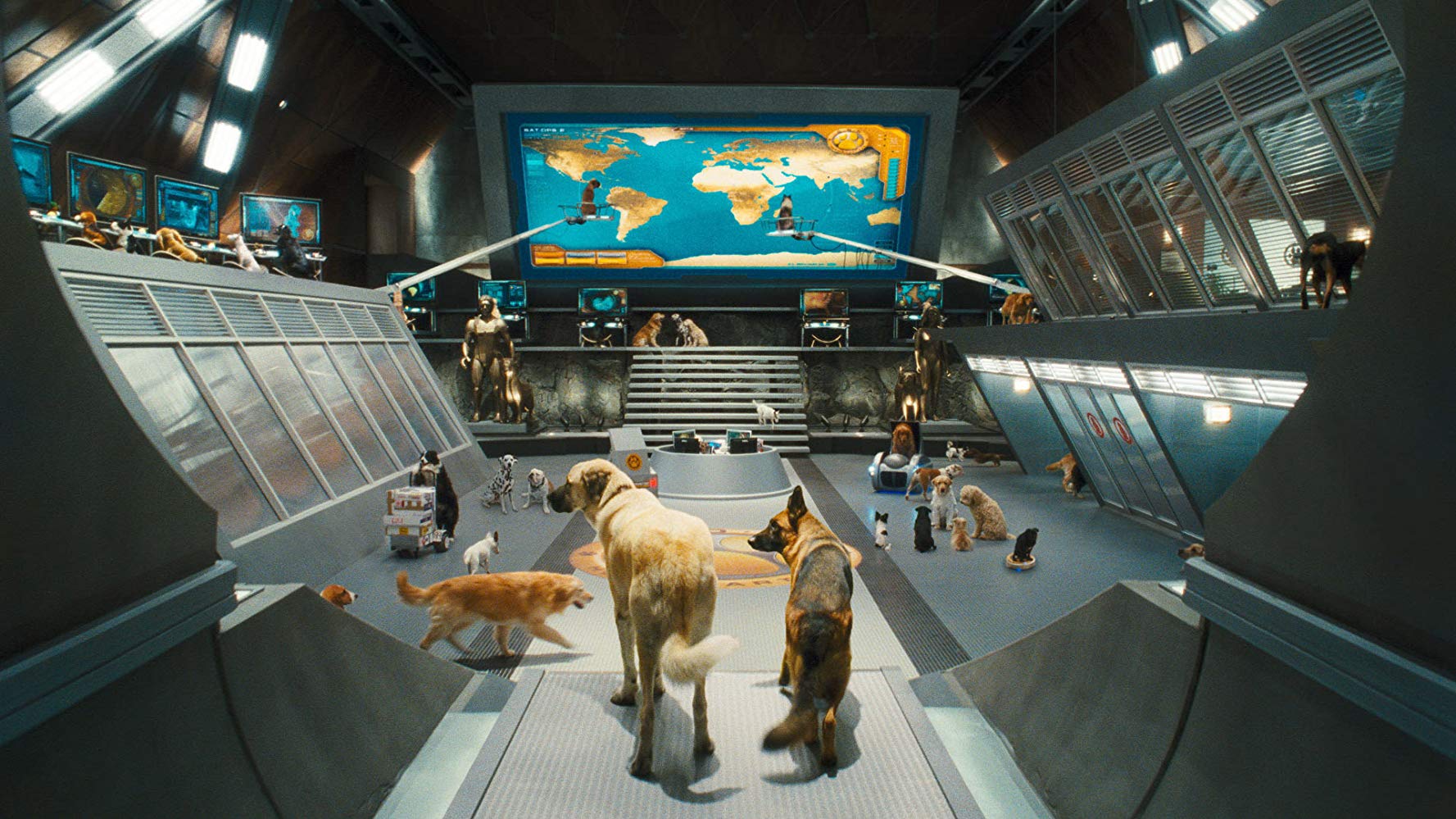 The MEOWS command centre in Cats & Dogs: The Revenge of Kitty Galore (2010)