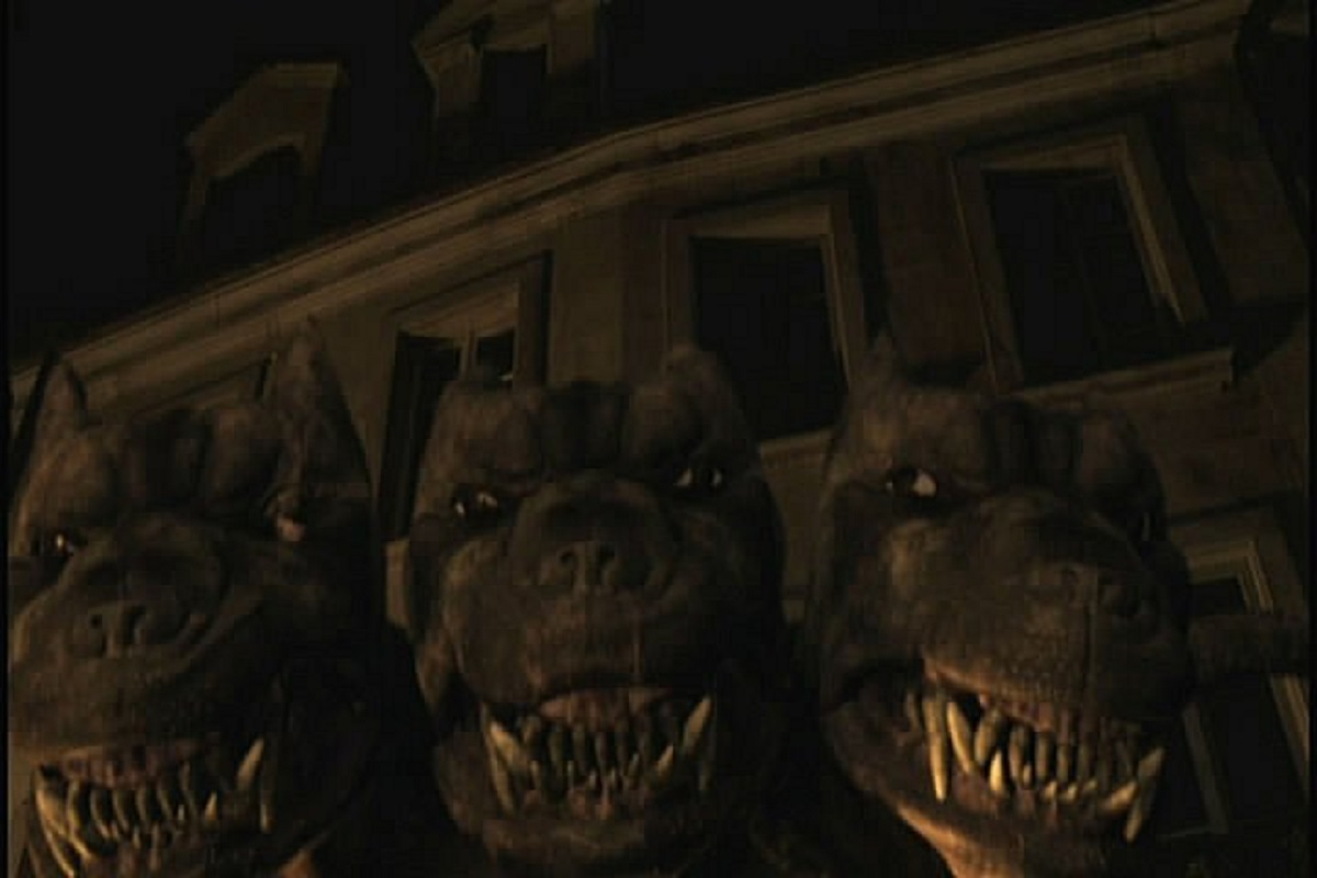 The three-headed Cerberus monster in Cerberus (2005)