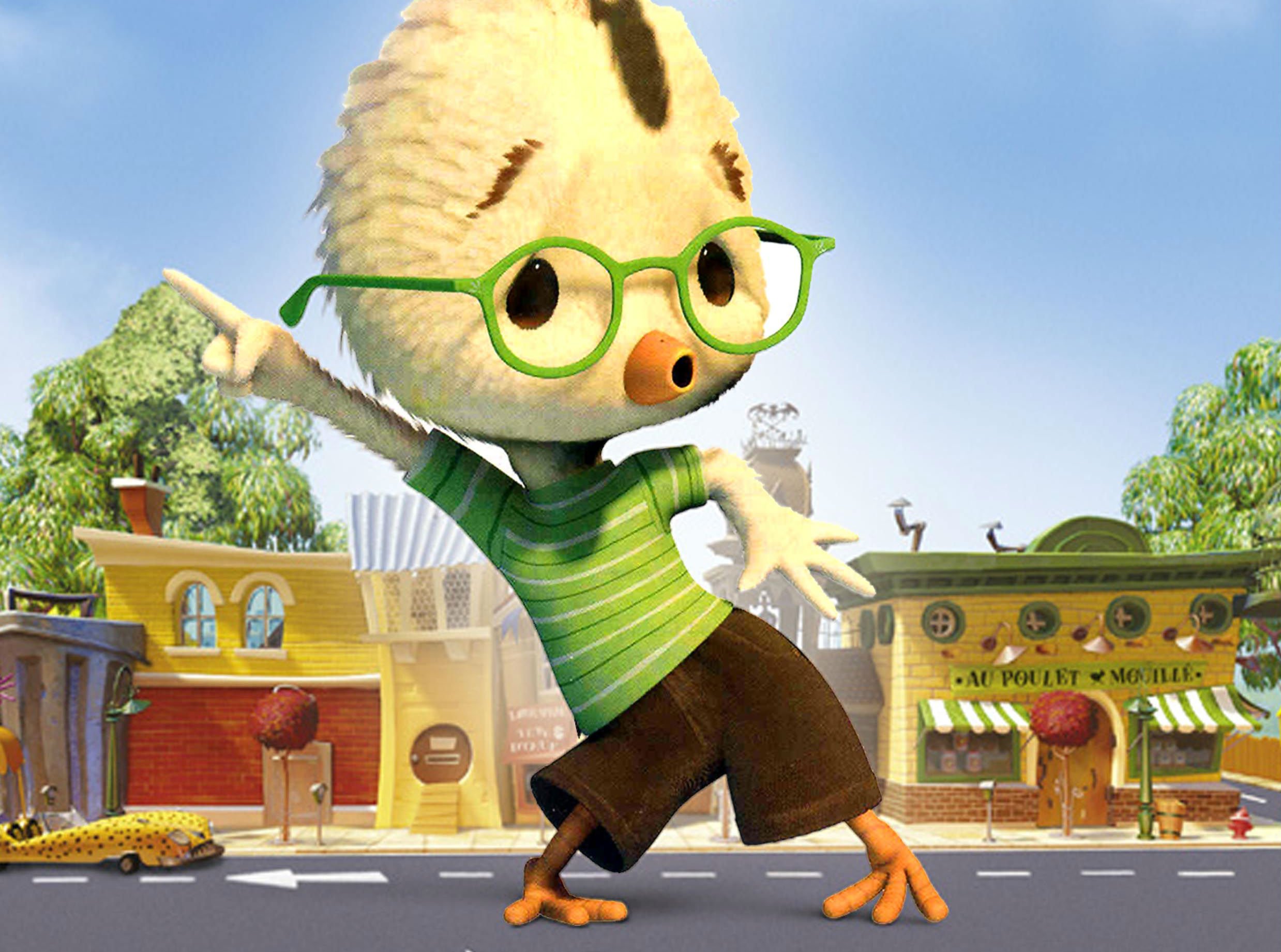 Chicken Little (voiced by Zach Braff) in Chicken Little (2005)