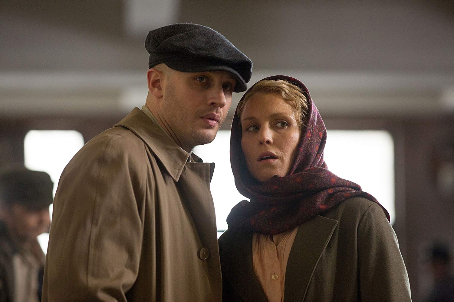 Tom Hardy and wife Noomi Rapace in Child 44 (2015)