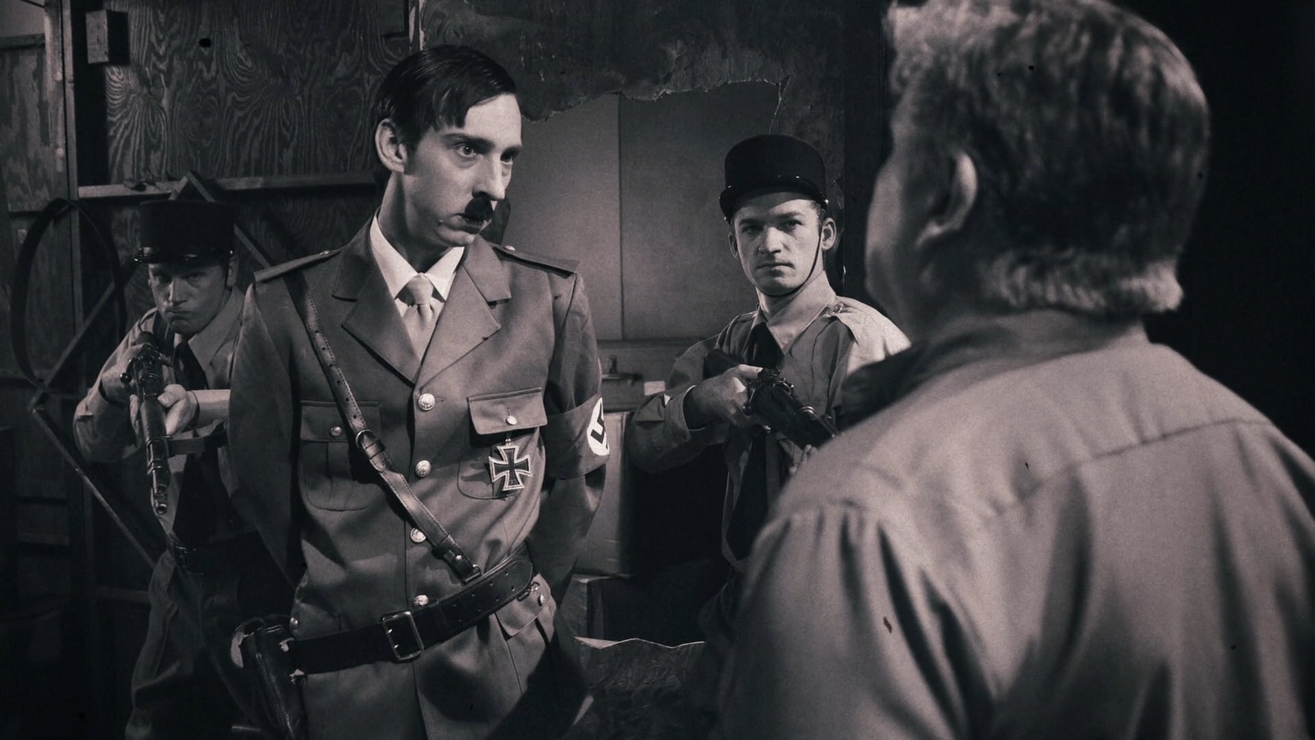 Joel David Moore as Adolf Hitler in The Diary of Anne Frankenstein episode in Chillerama (2011)