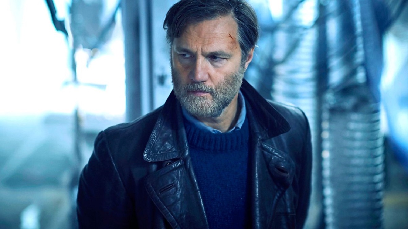 David Morrissey as Inspector Tyador Borlu in The City and the City (2018) 