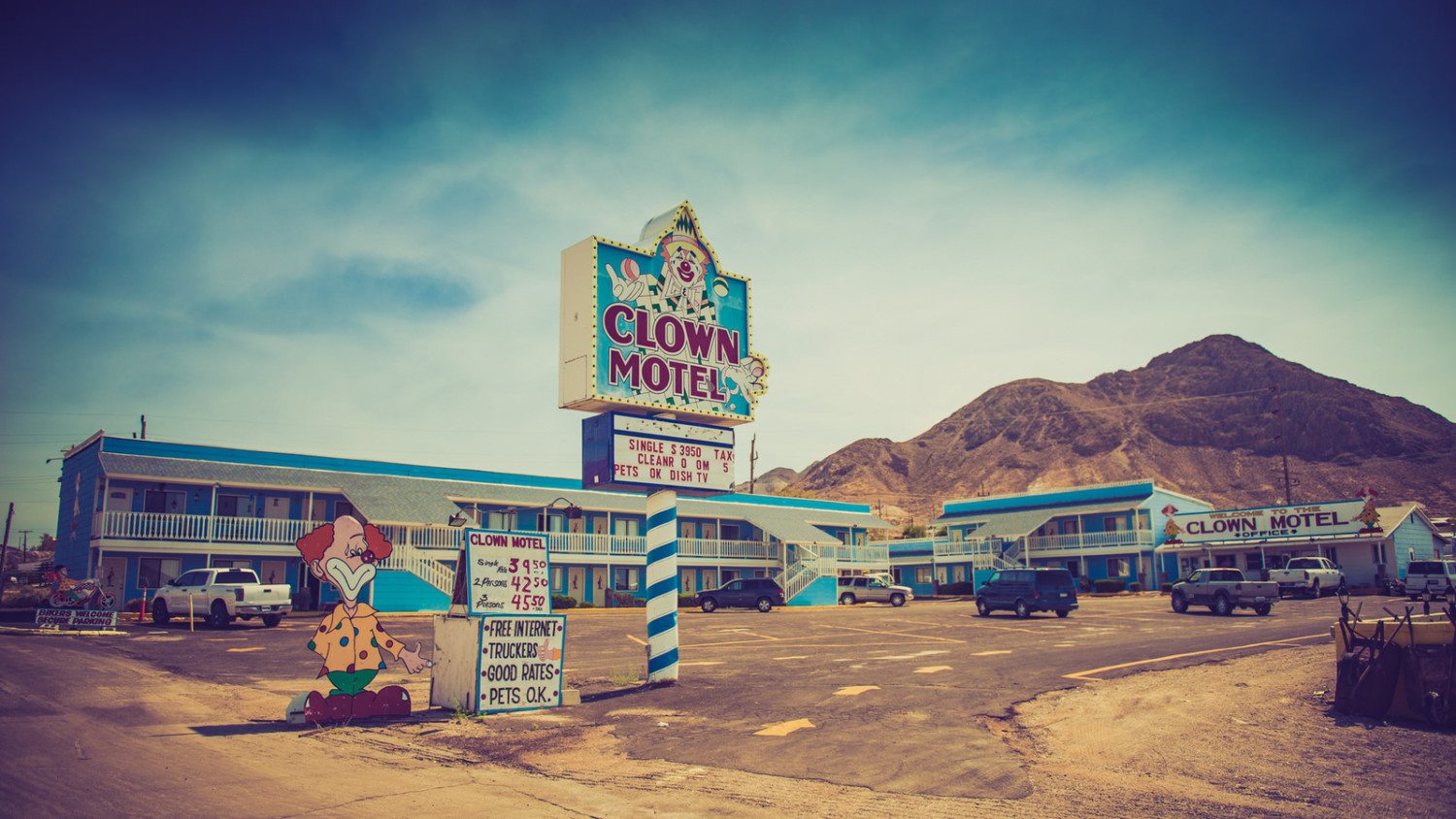 The Clown Motel in Tonopah, Nevada