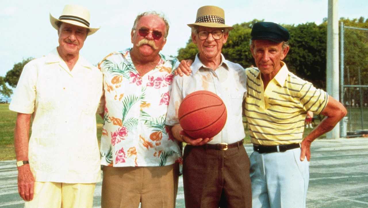 Don Ameche, Wilford Brimley, Jack Gilford and Hume Cronyn in Cocoon: The Return (1988)