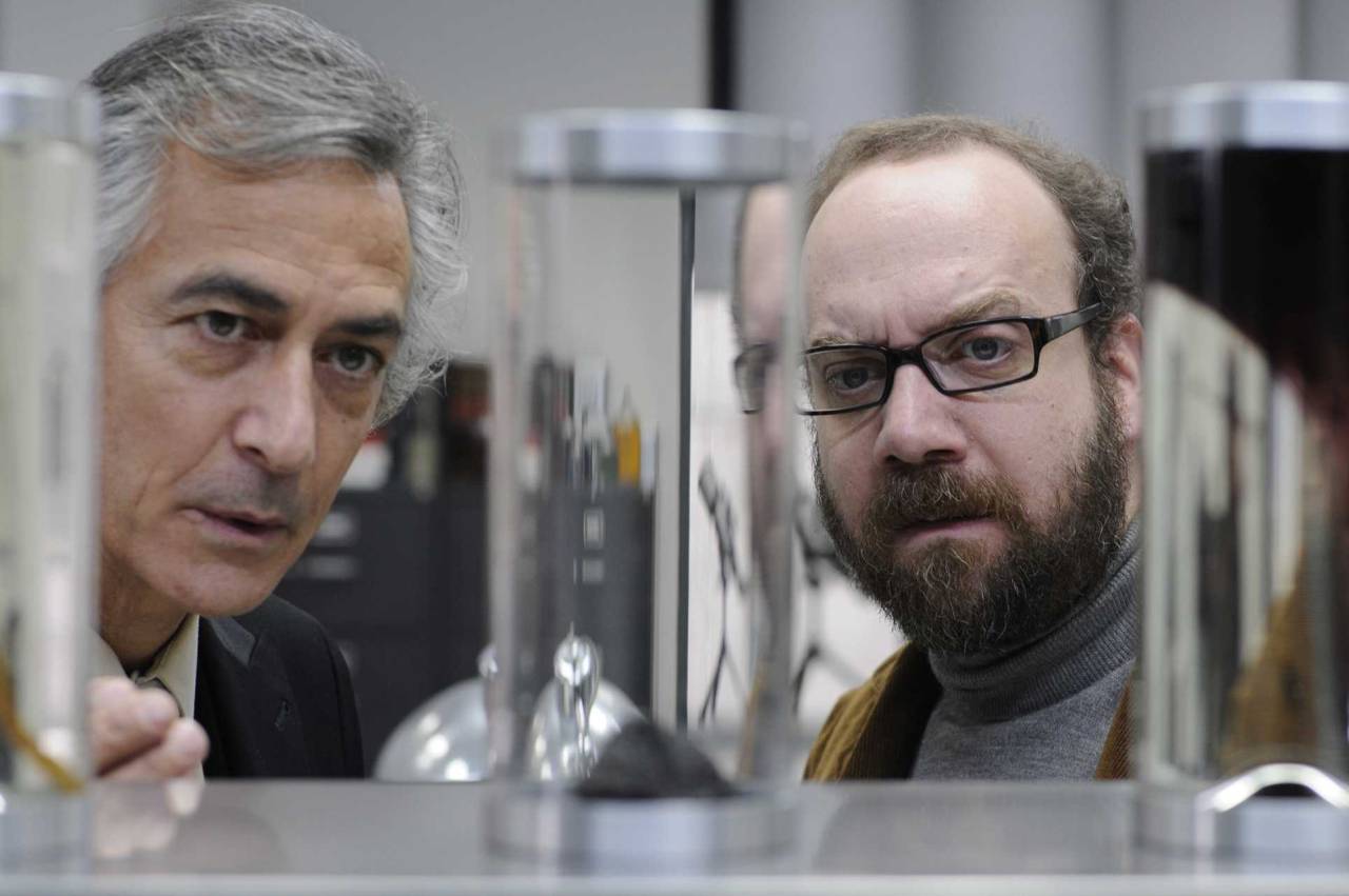 David Strathairn and Paul Giamatti in Cold Souls (2009)