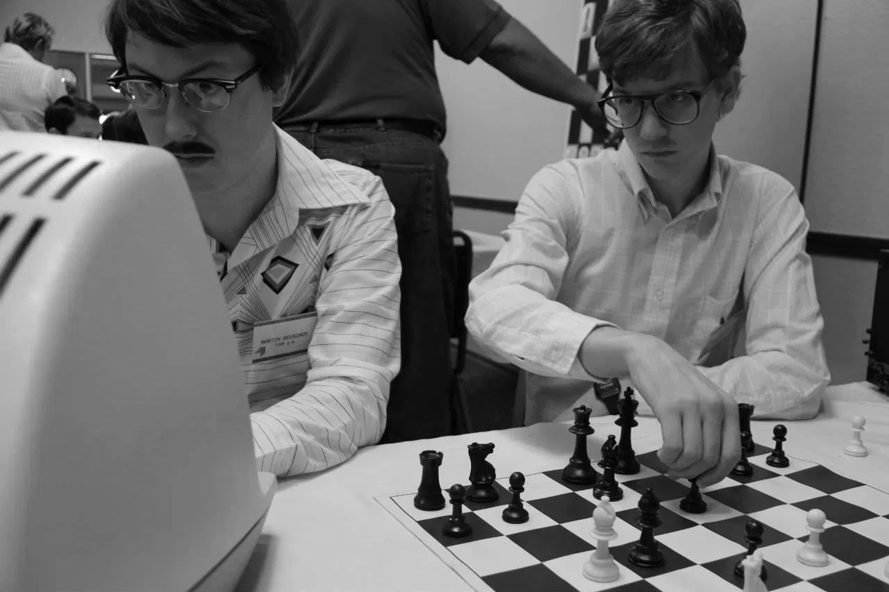 Wiley Wiggins and Patrick Riester in Computer Chess (2013)