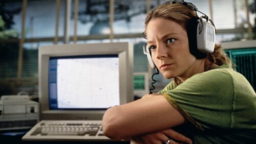 Jodie Foster s radio astronomer Ellie Arroway in Contact (1997)