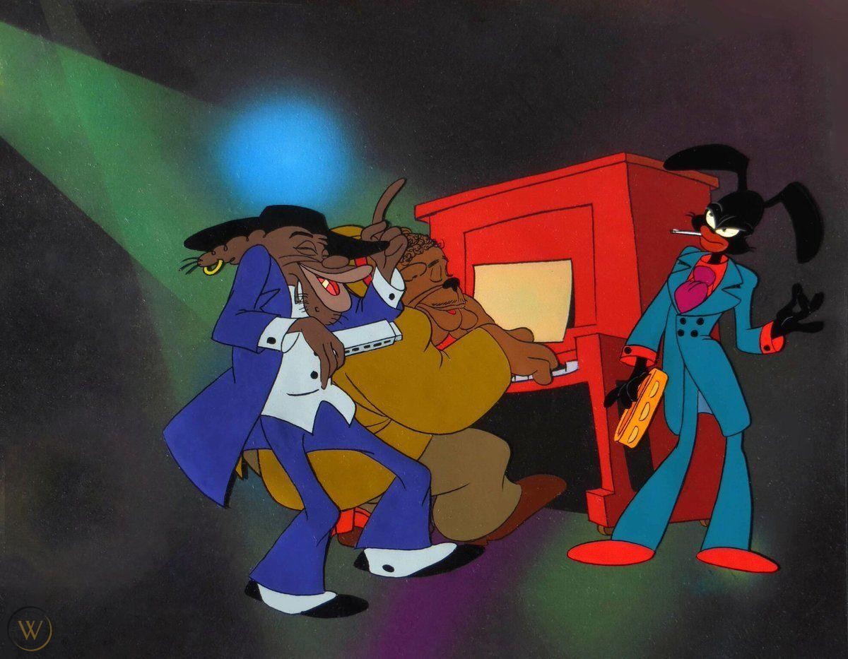 (l to r) Preacher Fox, Brother Bear and Brother Rabbit in Coonskin (1975)