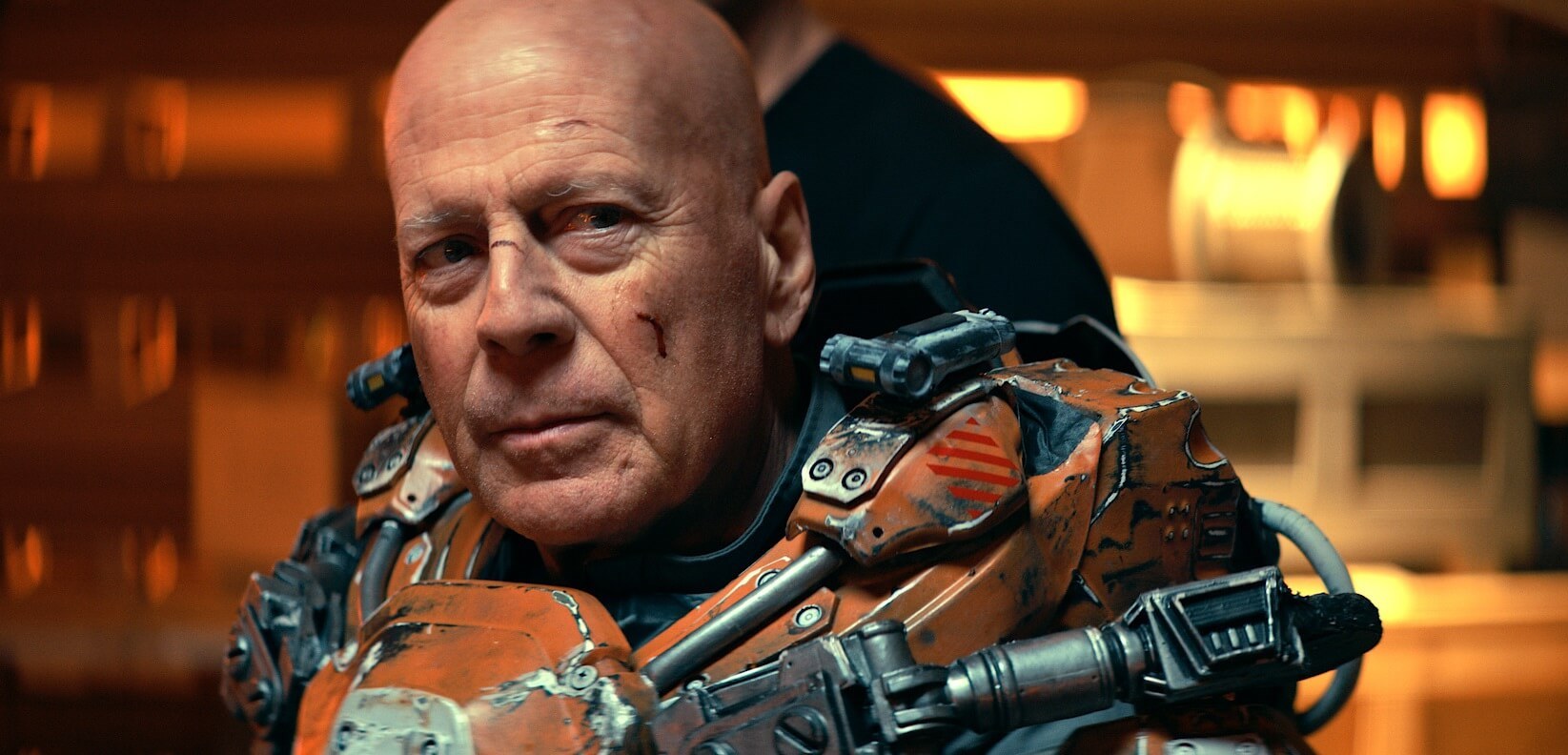 Bruce Willis as former general James Ford in Cosmic Sin (2021)