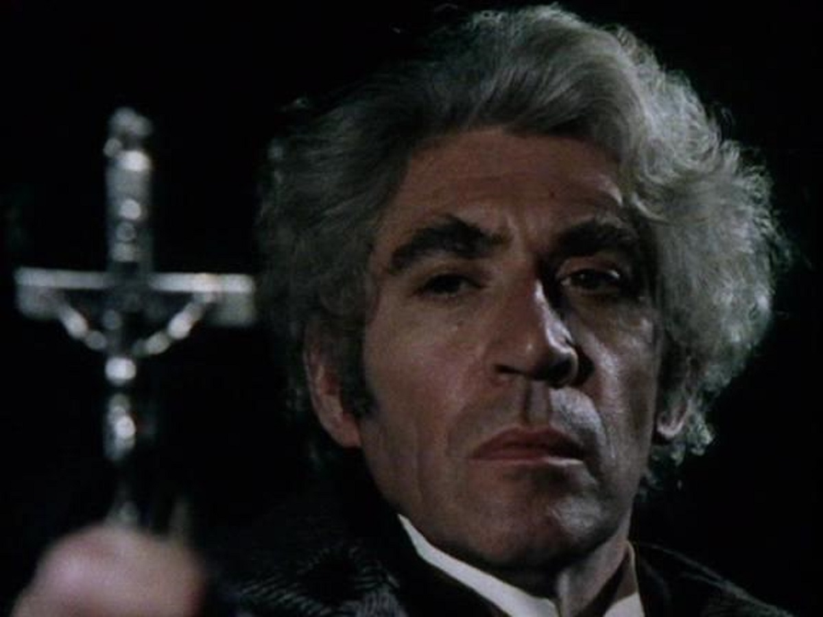 Frank Finlay as Professor Van Helsing in Count Dracula (1977) 