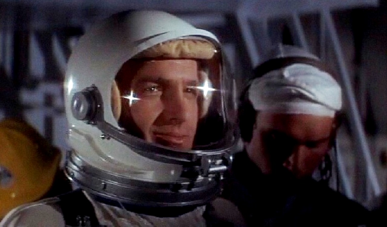 James Caan as astronaut Lee Stegler, the first man on The Moon in Countdown (1967)