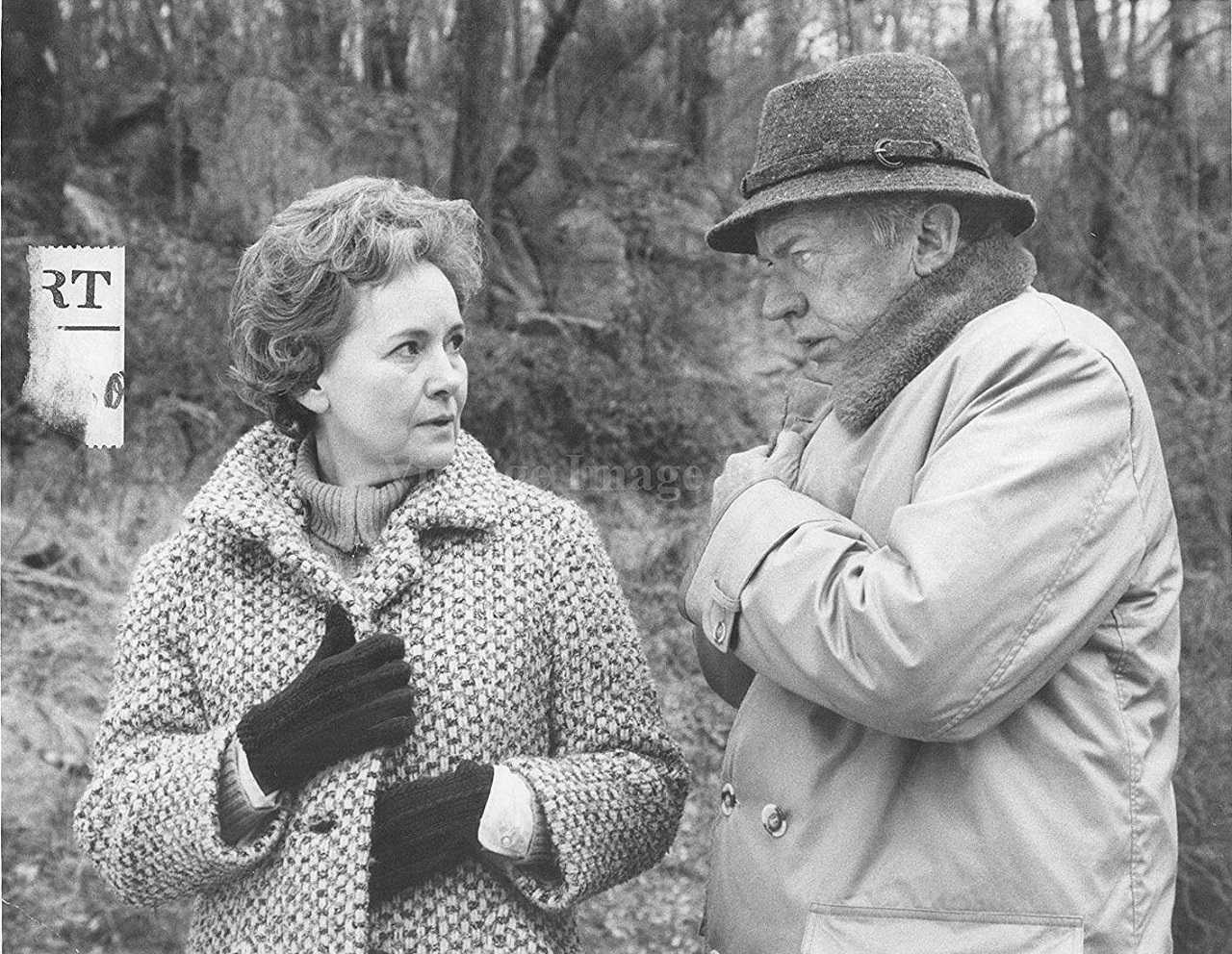Aging couple Teresa Wright and Arthur Kennedy in Crawlspace (1972)