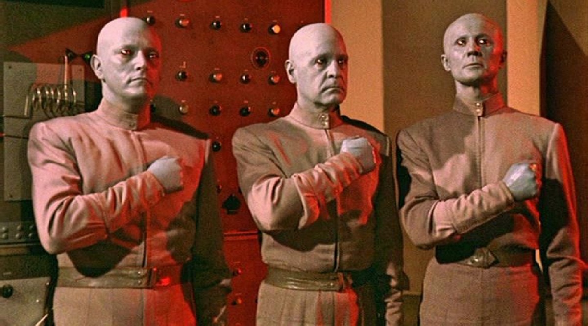 The Clickers plot rebellion in The Creation of the Humanoids (1962)