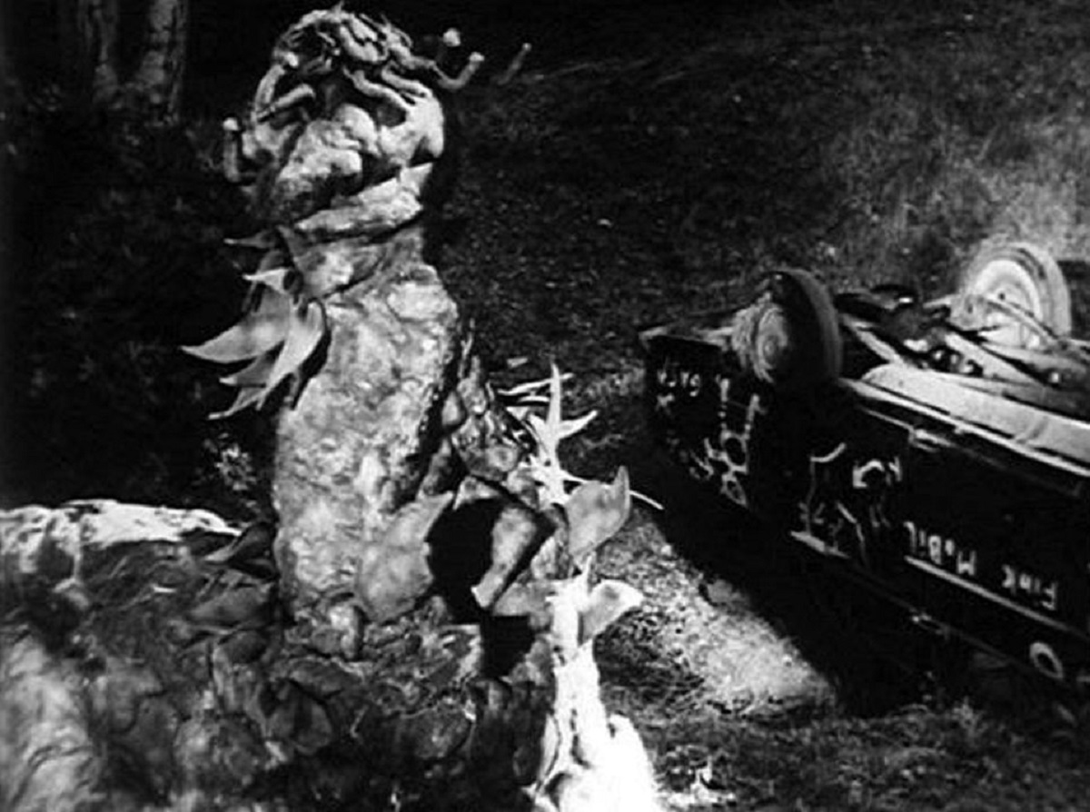 The alien monster from The Creeping Terror (1964)