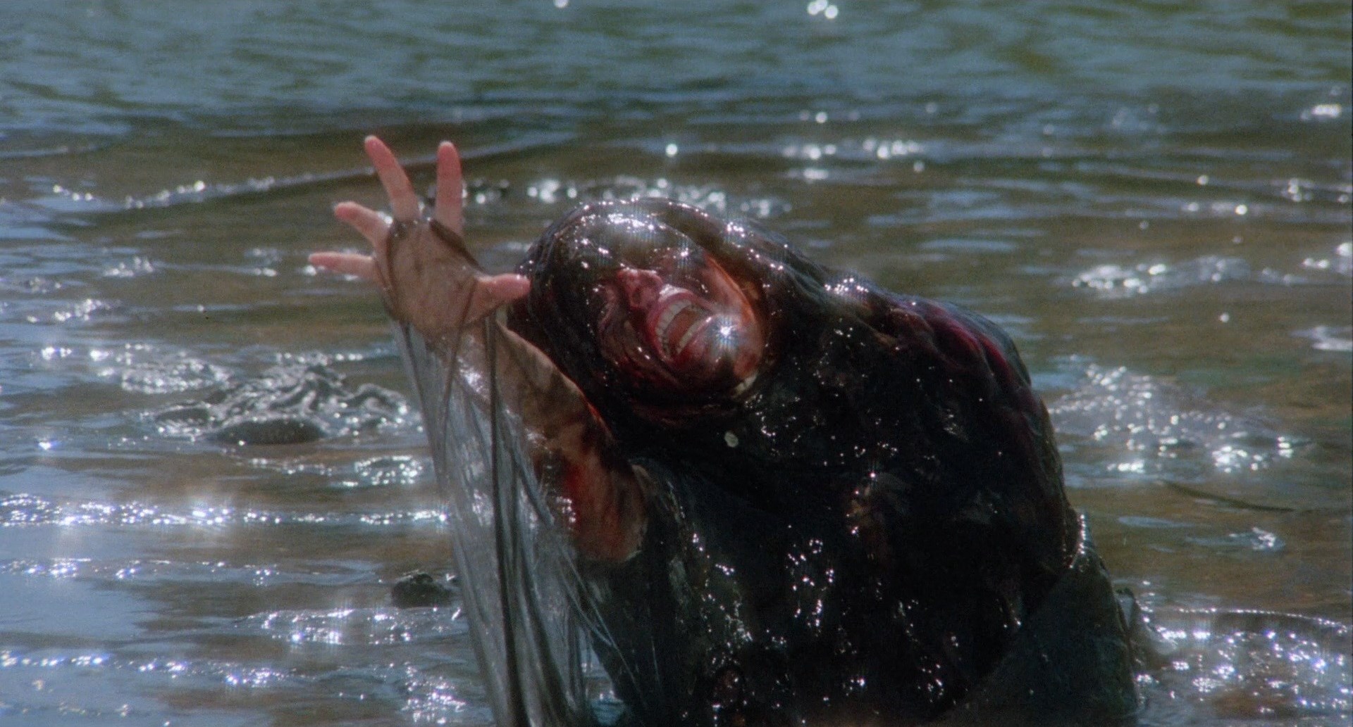 A victim of the creature in the lake in The Raft episode of Creepshow II (1987)