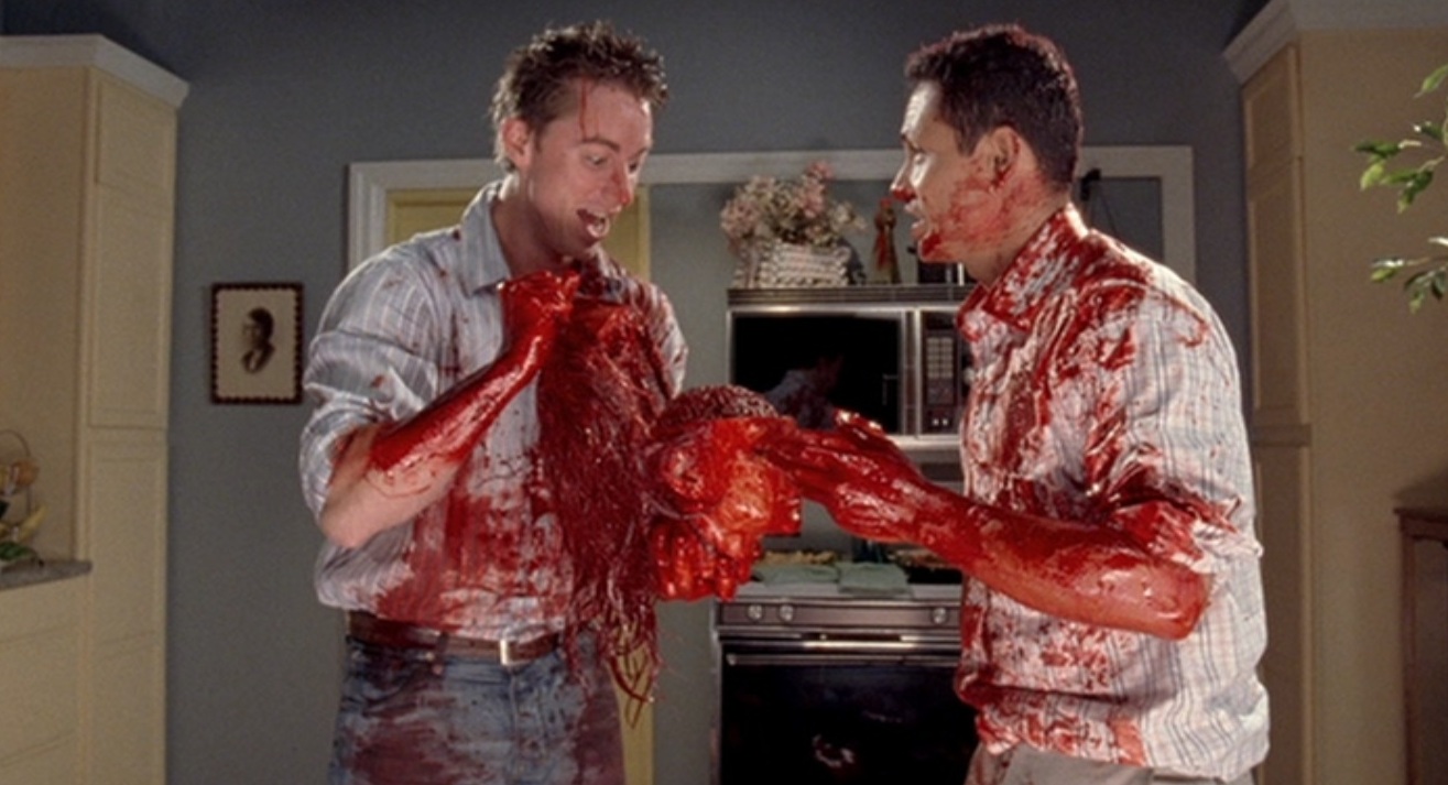 Ben Pronsky and Michael Madrid in The Professor's Wife episode of Creepshow III (2006)