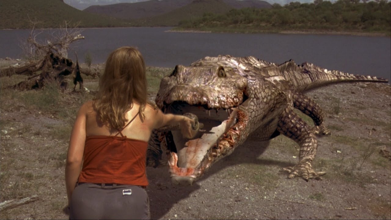 Caitlin Martin with the Crocodile (2000)