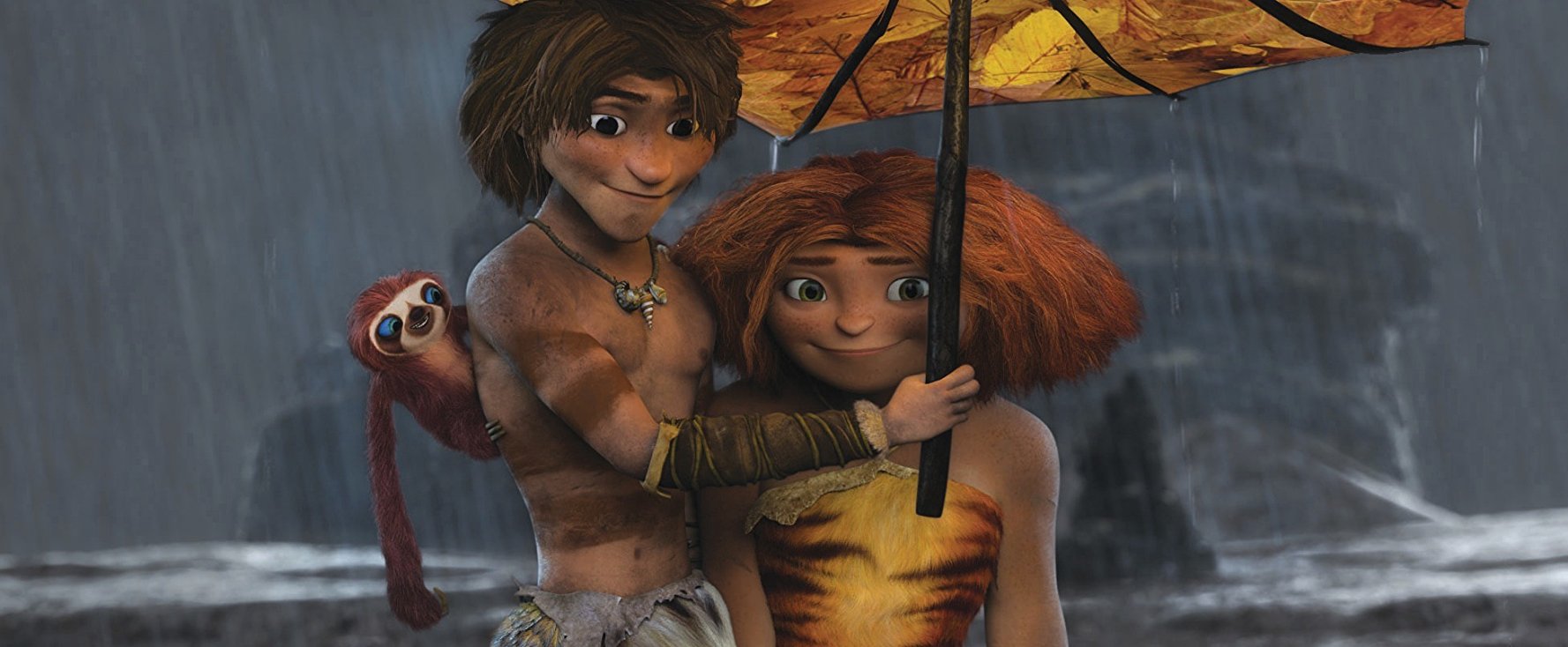 Guy and Eep in The Croods (2013)