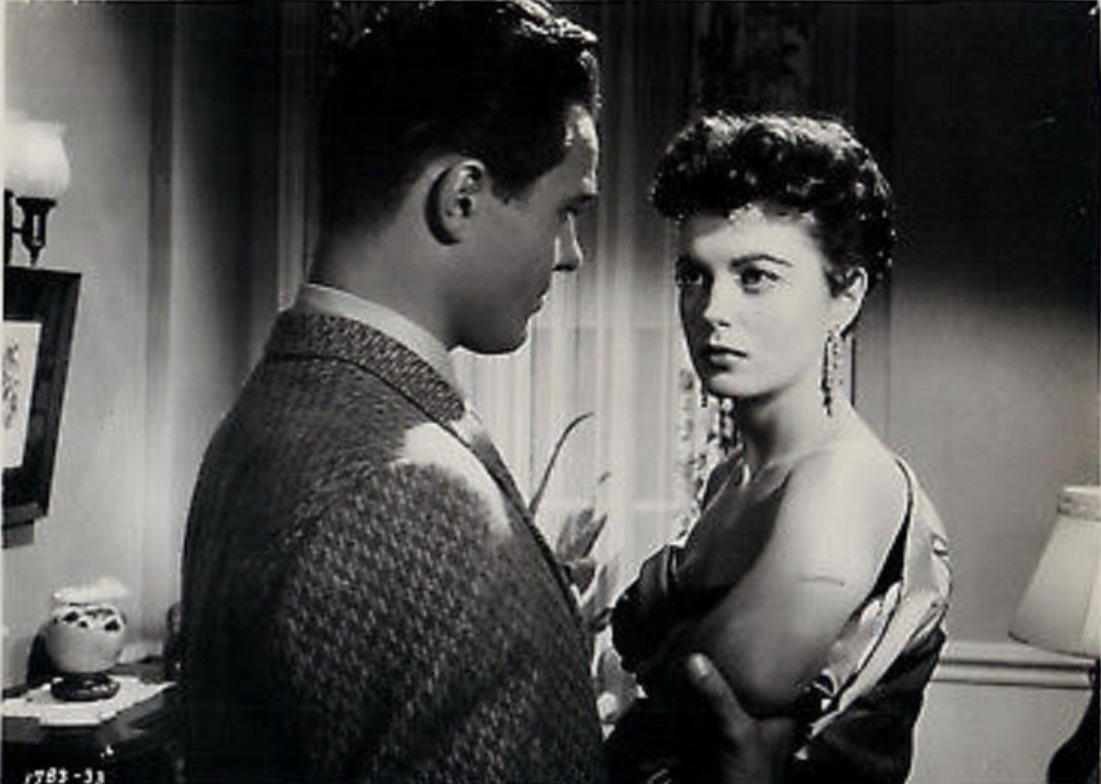 Marshall Thompson and Faith Domergue in Cult of the Cobra (1955)