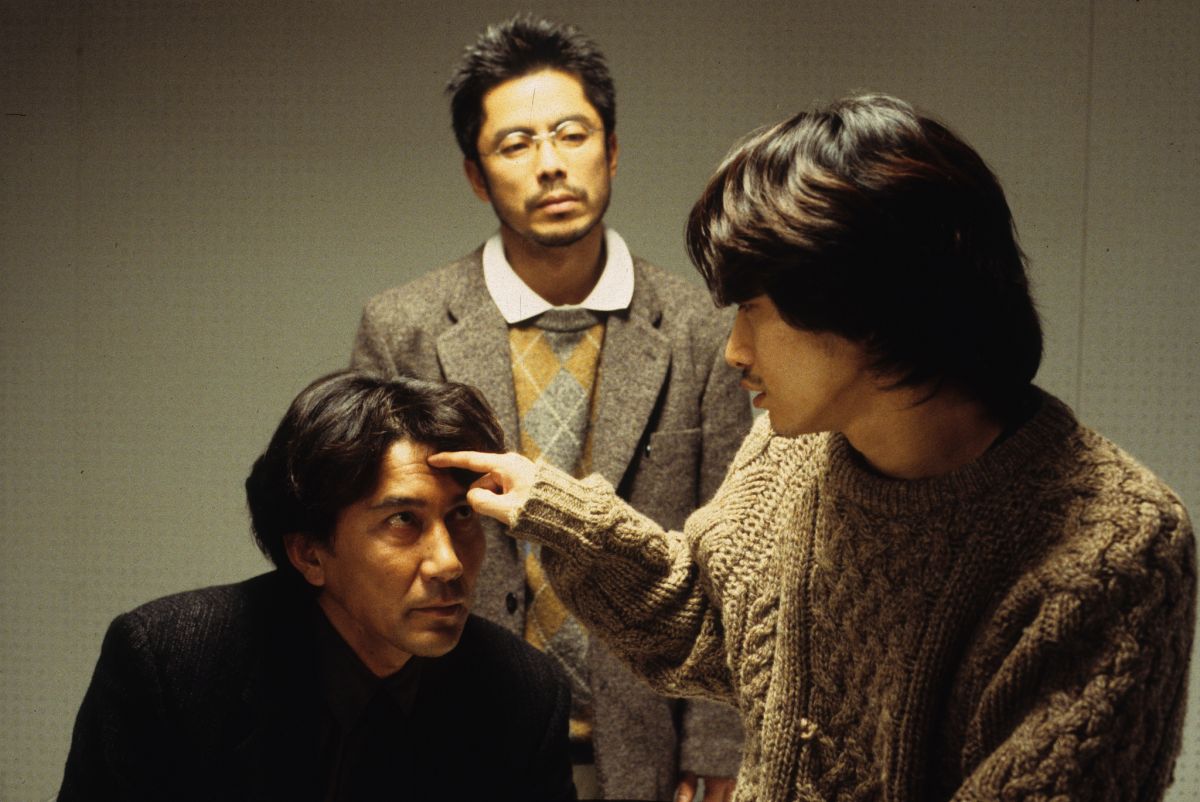 Koji Yakusho, Tsuyoshi Ujiki, Masato Hagiwara in Cure (1997)