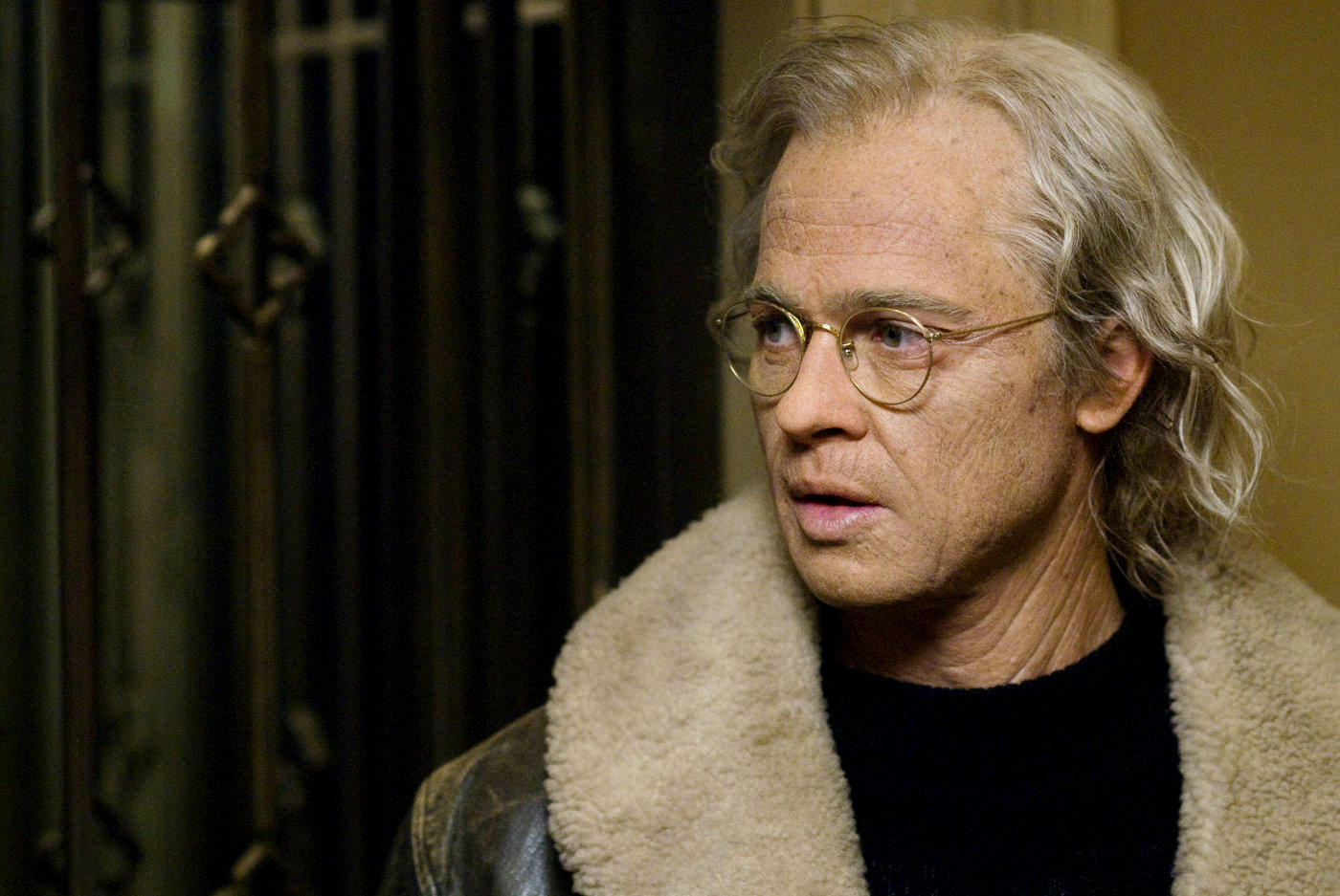 A middle-aged Brad Pitt in The Curious Case of Benjamin Button (2008)