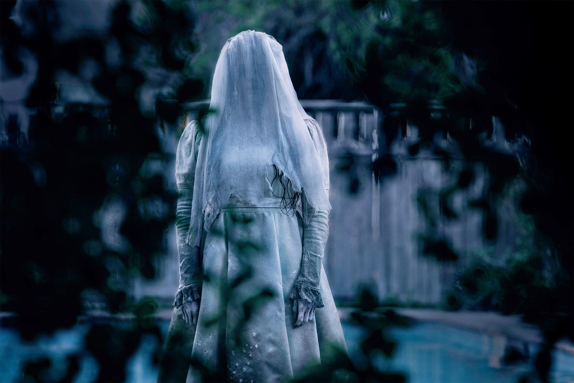 Marisol Ramirez as La Llorona the Mexican folklore figure of the crying woman in The Curse of La Llorona (2019)