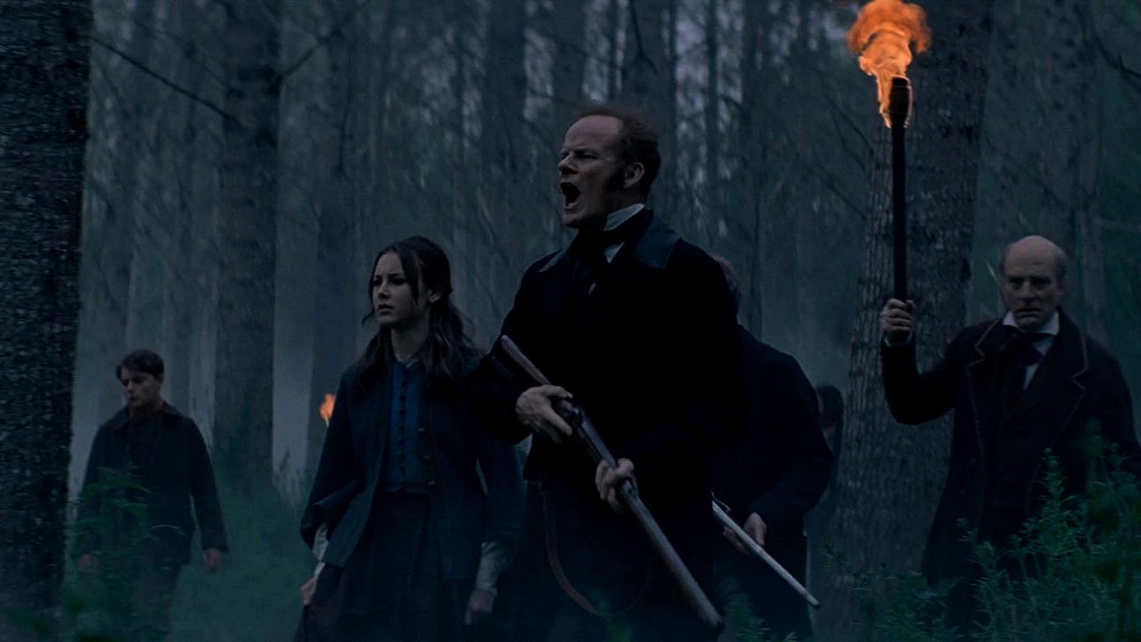 Alistair Petrie as Seamus Laurent leads the search for his missing son in The Cursed (2021)