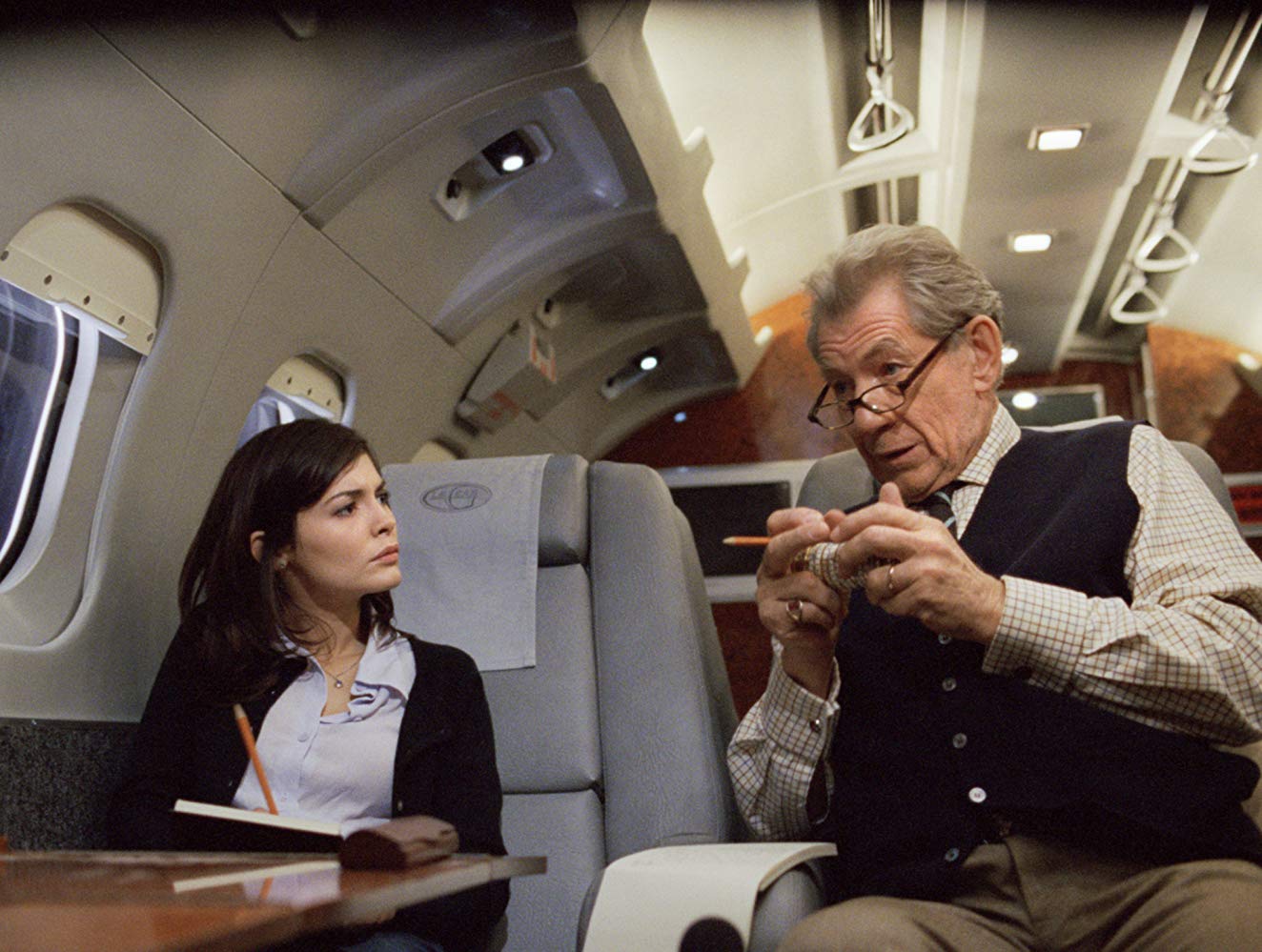 Audrey Tautou and Ian McKellen in The Da Vinci Code (2006)