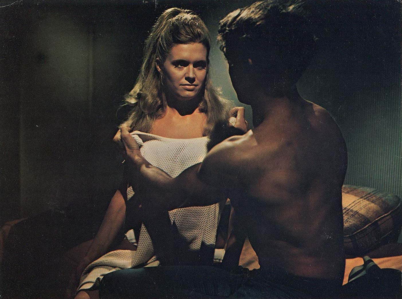 Carol White with her psychopathic boyfriend  Scott Hylands in Daddy's Gone A-Hunting (1969)